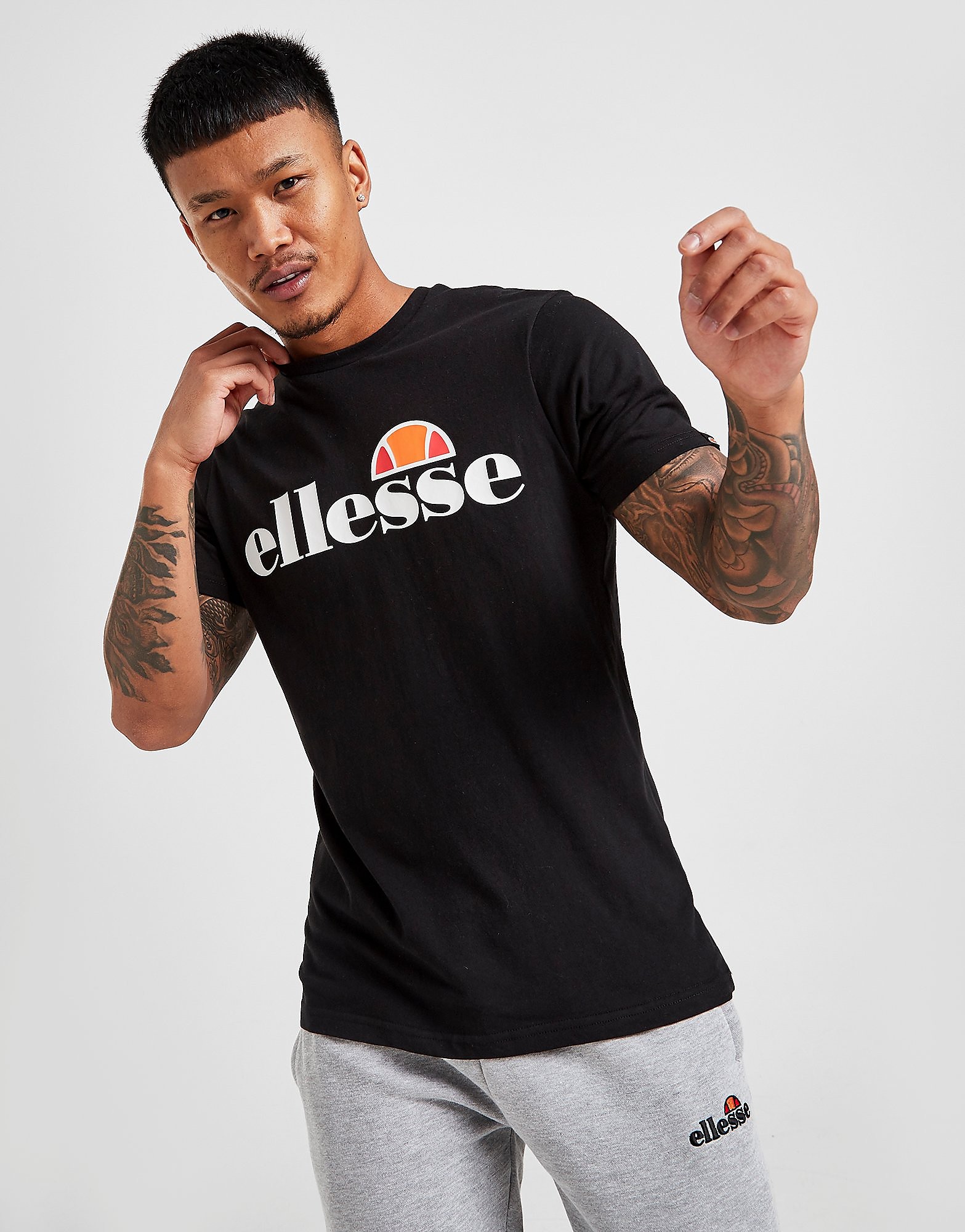 Ellesse Prado T-Shirt - Black - Mens, Black