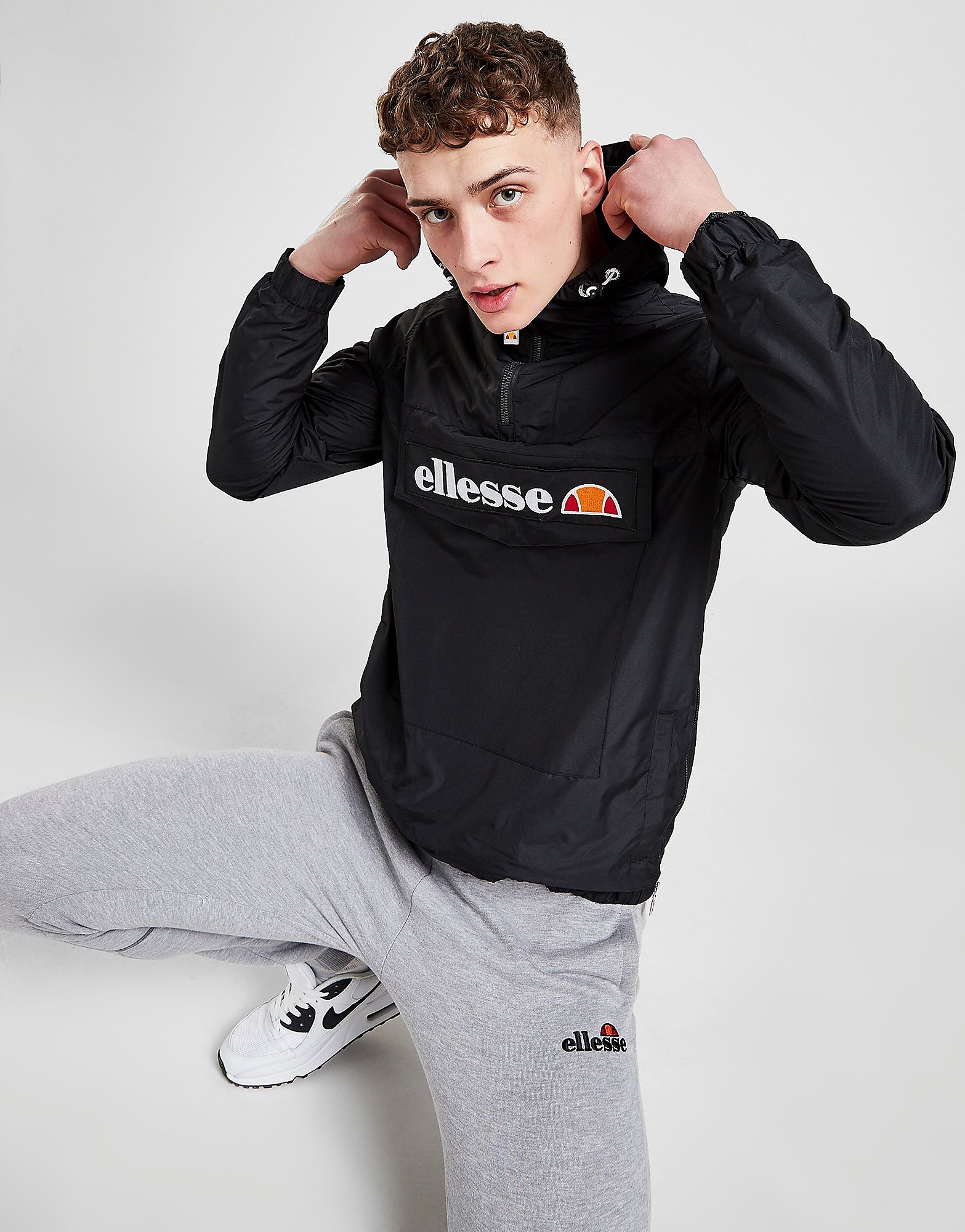 

Ellesse Mont 2 Overhead Jacket - Black - Mens, Black