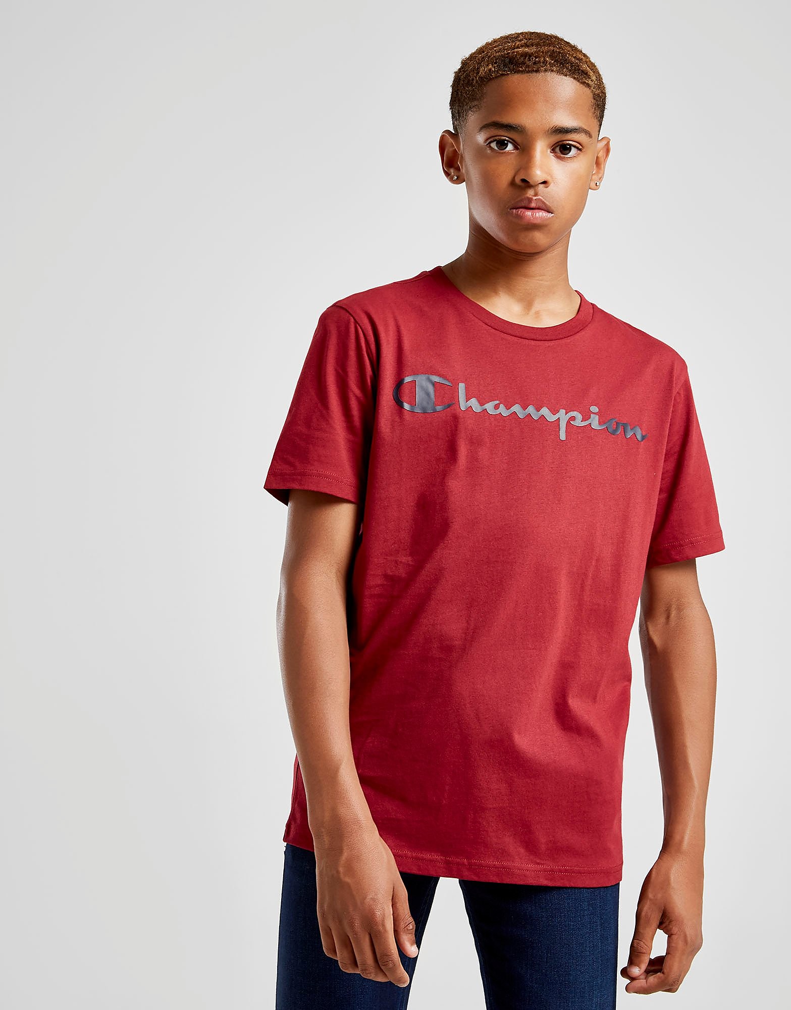 

Champion Legend Core T-Shirt Junior - Only at JD - Red/Black - Kids, Red/Black