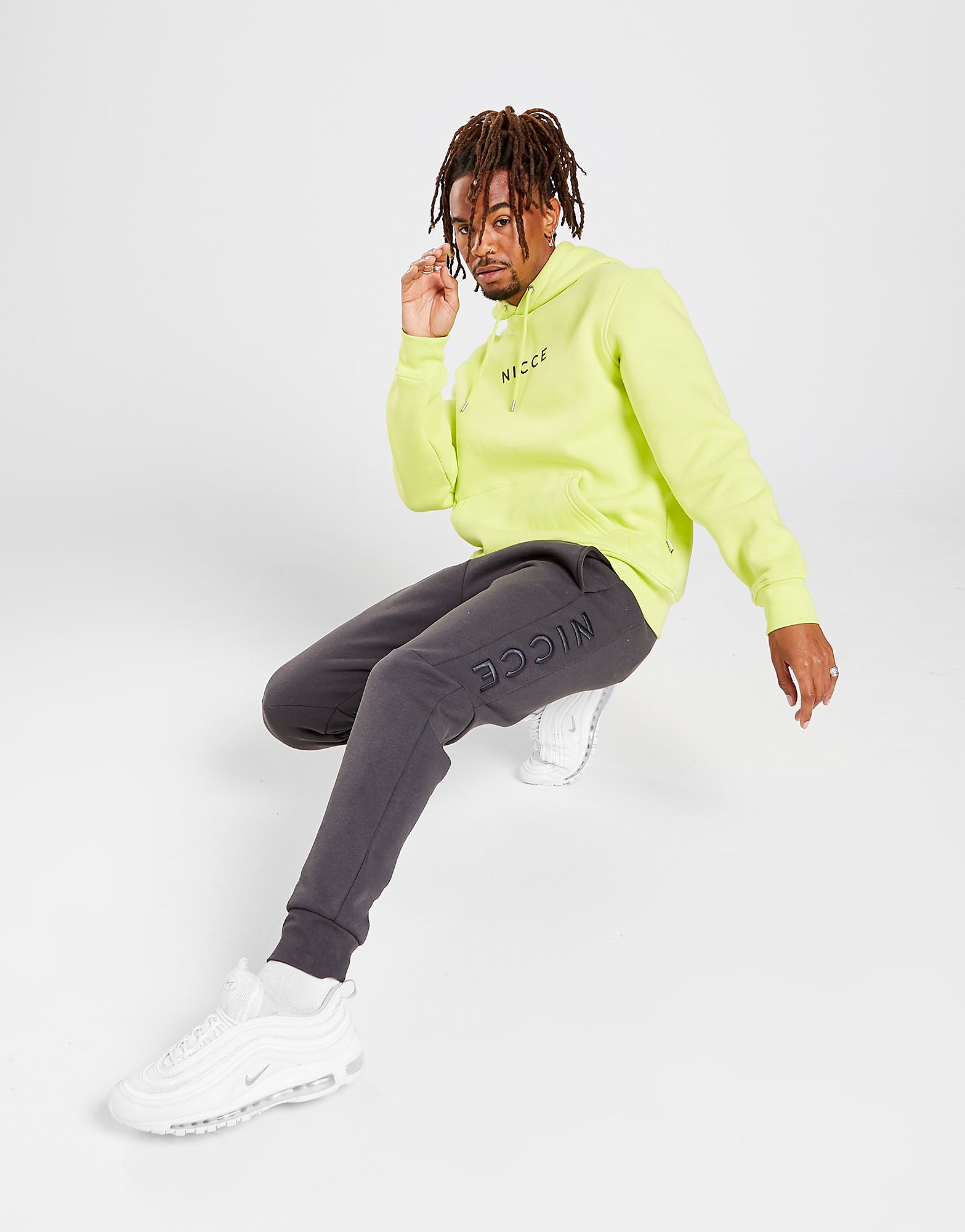 

Nicce Mercury Joggers - Grey - Mens, Grey