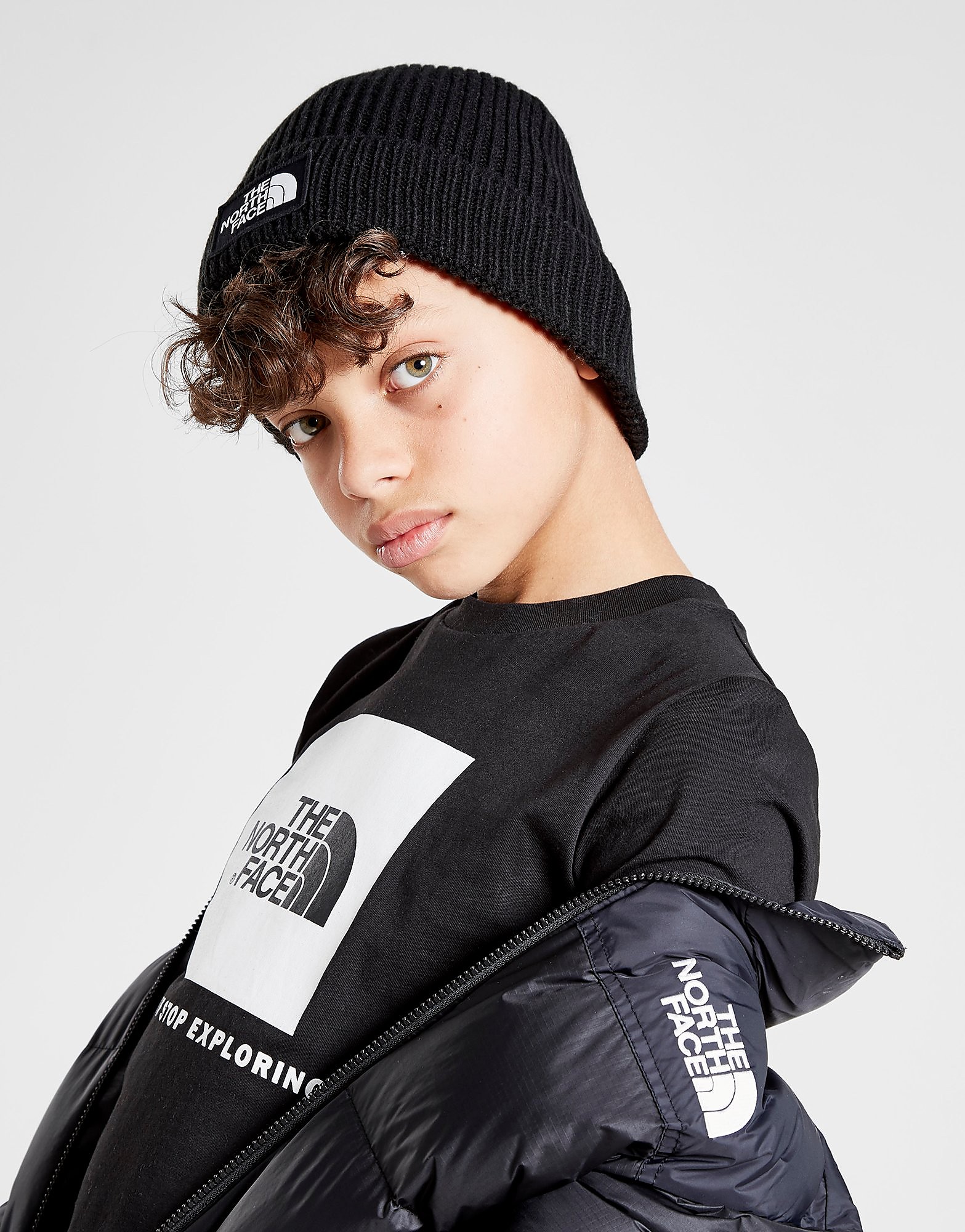 

The North Face Logo Beanie Junior - Black - Kids, Black