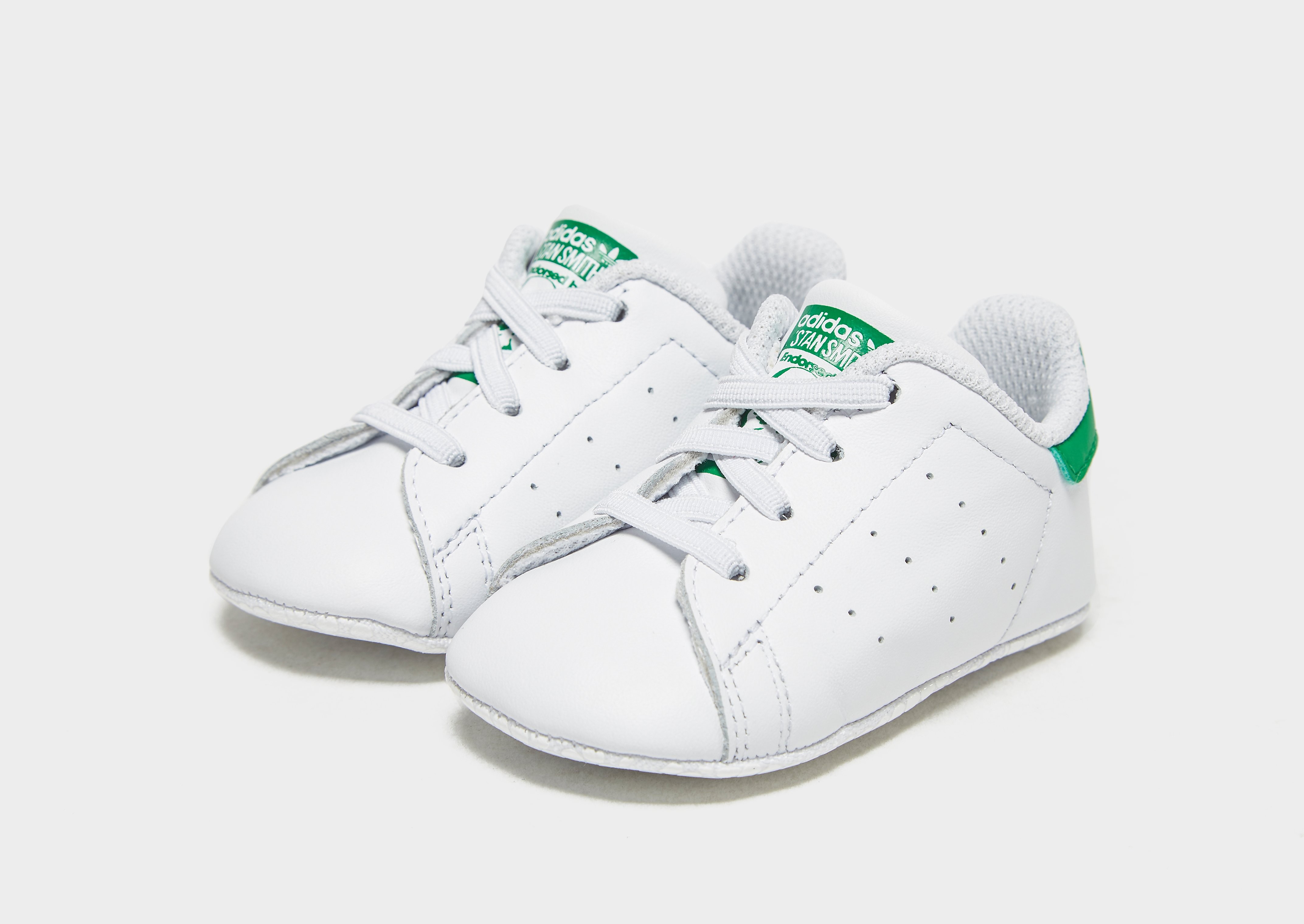 

adidas Originals Stan Smith Crib Infant - White/Green - Kids, White/Green