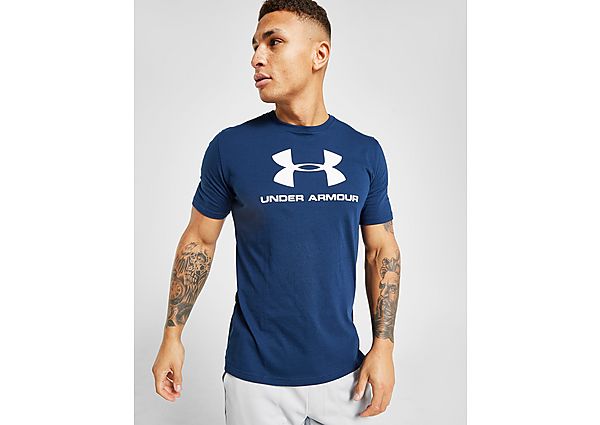 Under Armour T-shirt Manches courtes Sportstyle Homme - Blue/White, Blue/White