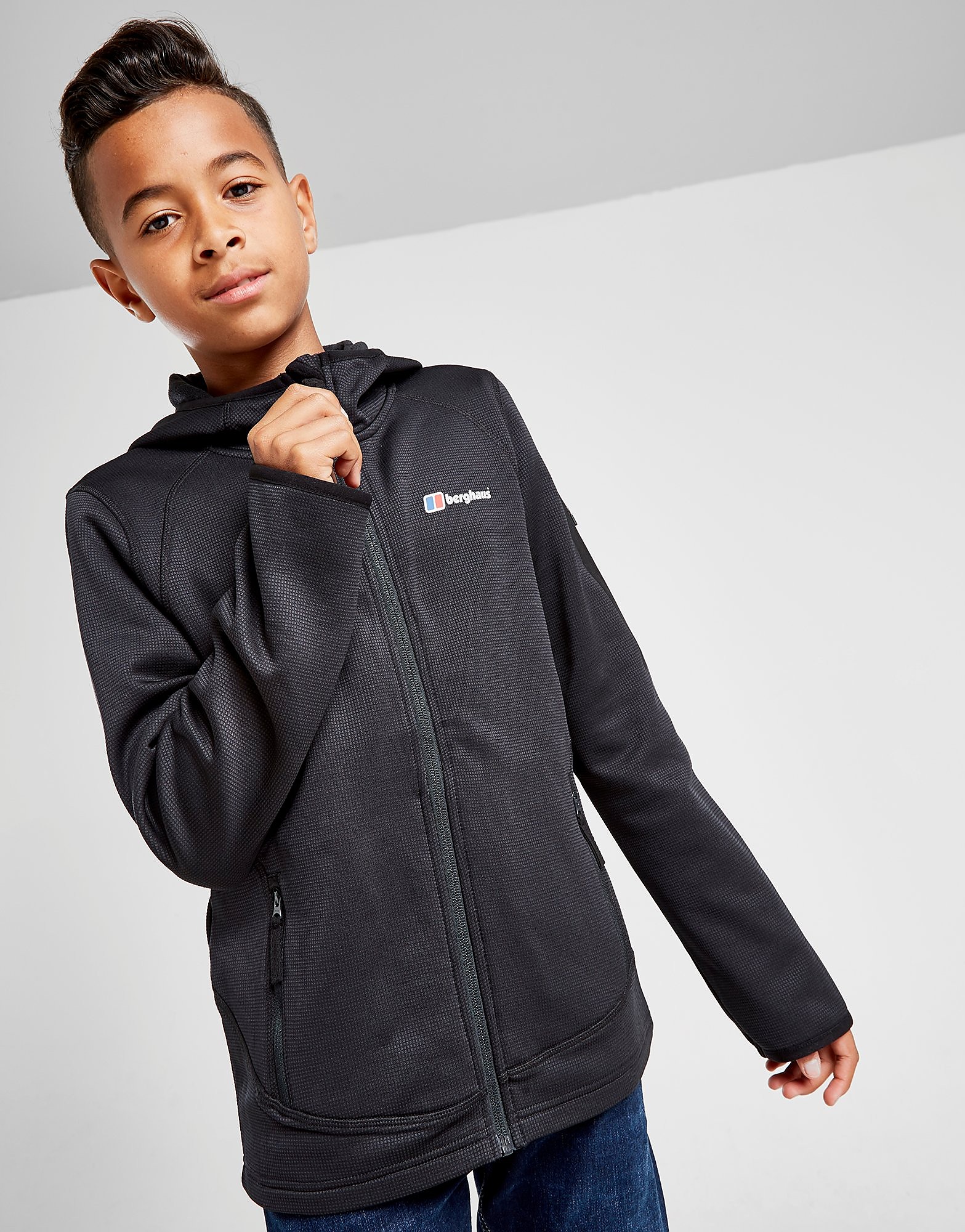 

Berghaus Pravitale Full Zip Hoodie Junior - Black - Kids, Black