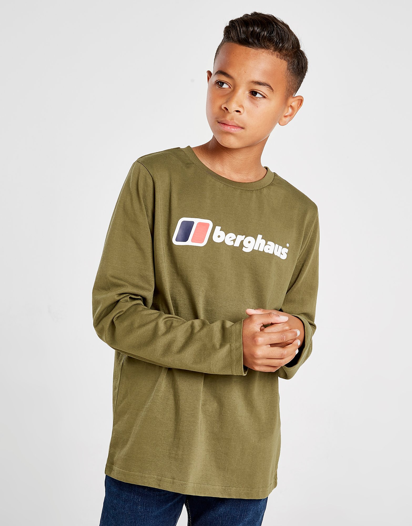 

Berghaus Logo Long Sleeve T-Shirt Junior - Khaki - Kids, Khaki