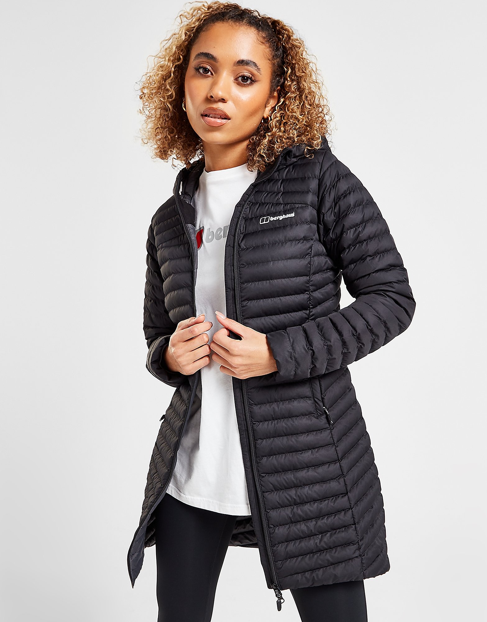 

Berghaus Nula Micro Long Insulated Jacket - Black - Womens, Black