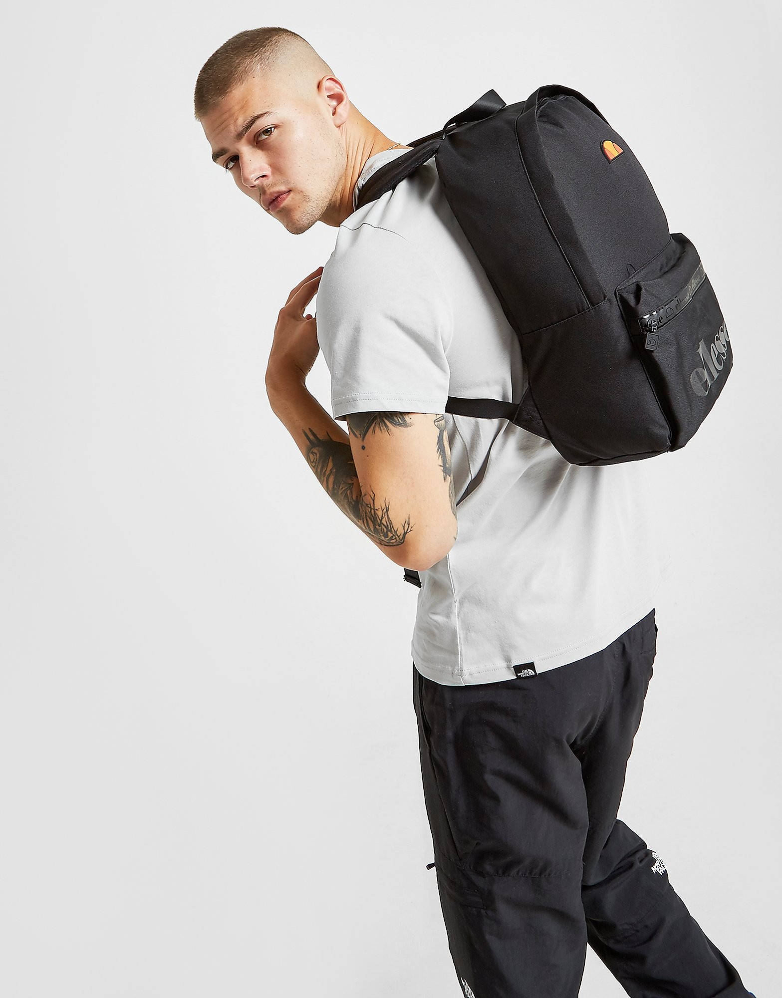 

Ellesse Renato Backpack - Black/Orange - Mens, Black/Orange
