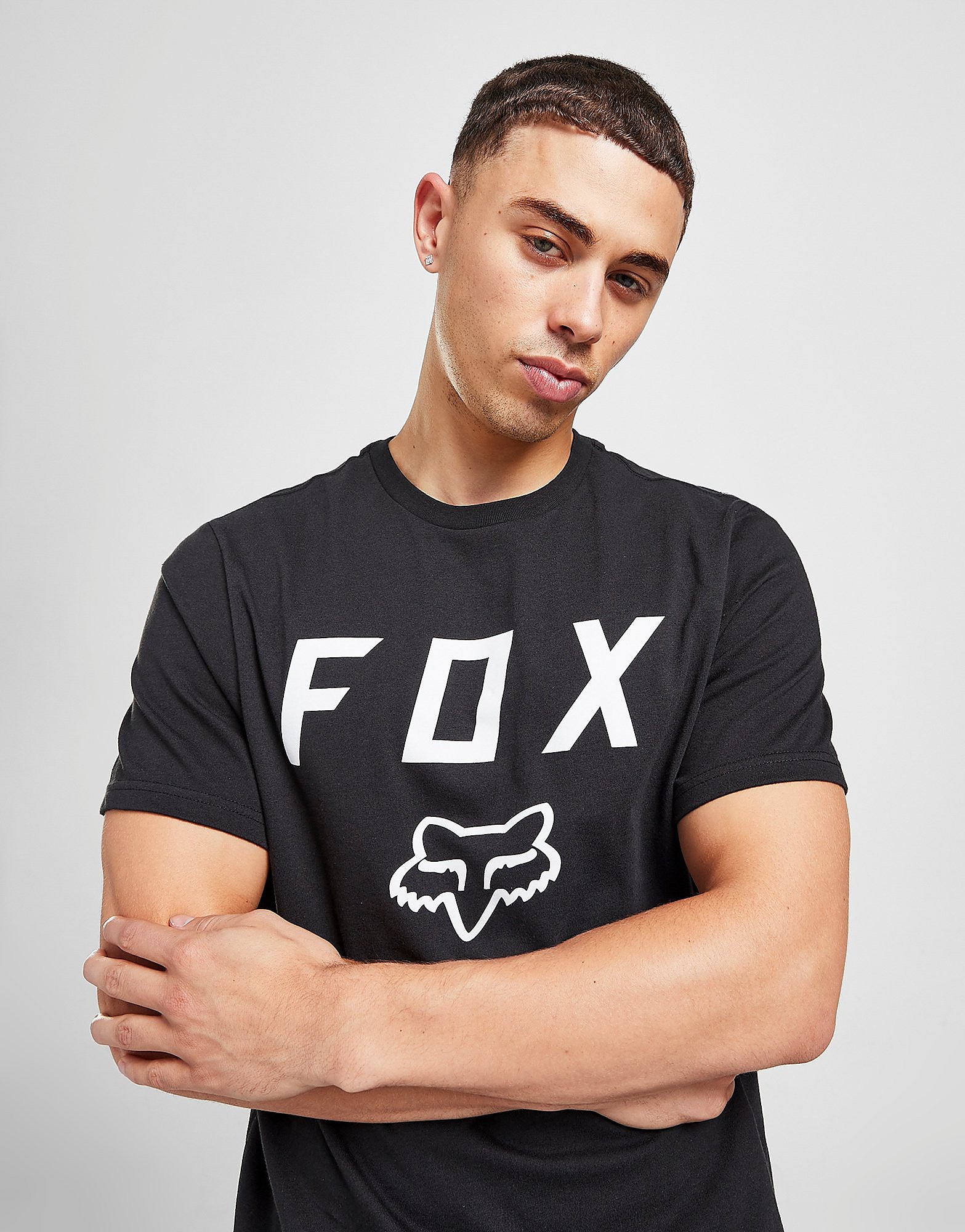 

Fox Europe Legacy Moth T-Shirt - Black/Black - Mens, Black/Black