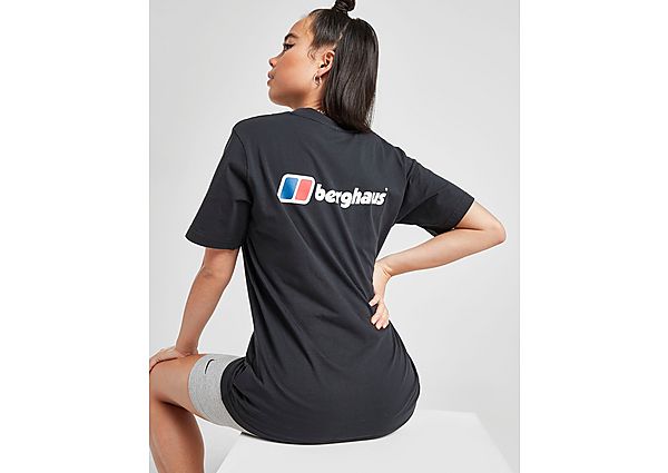 Berghaus Core Back Logo Boyfriend T-Shirt Dames - Black