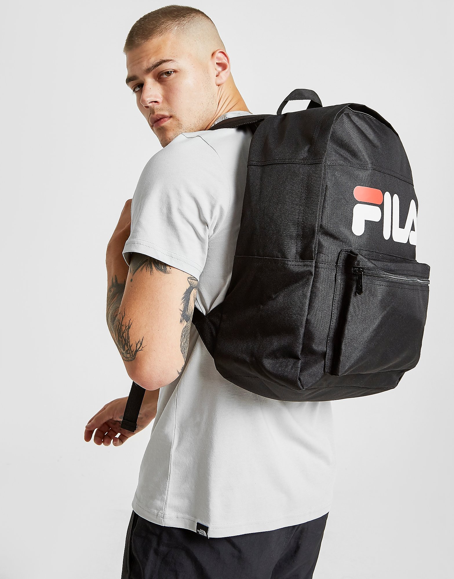 

Fila Tony Backpack - Only at JD - Black/White - Kids, Black/White