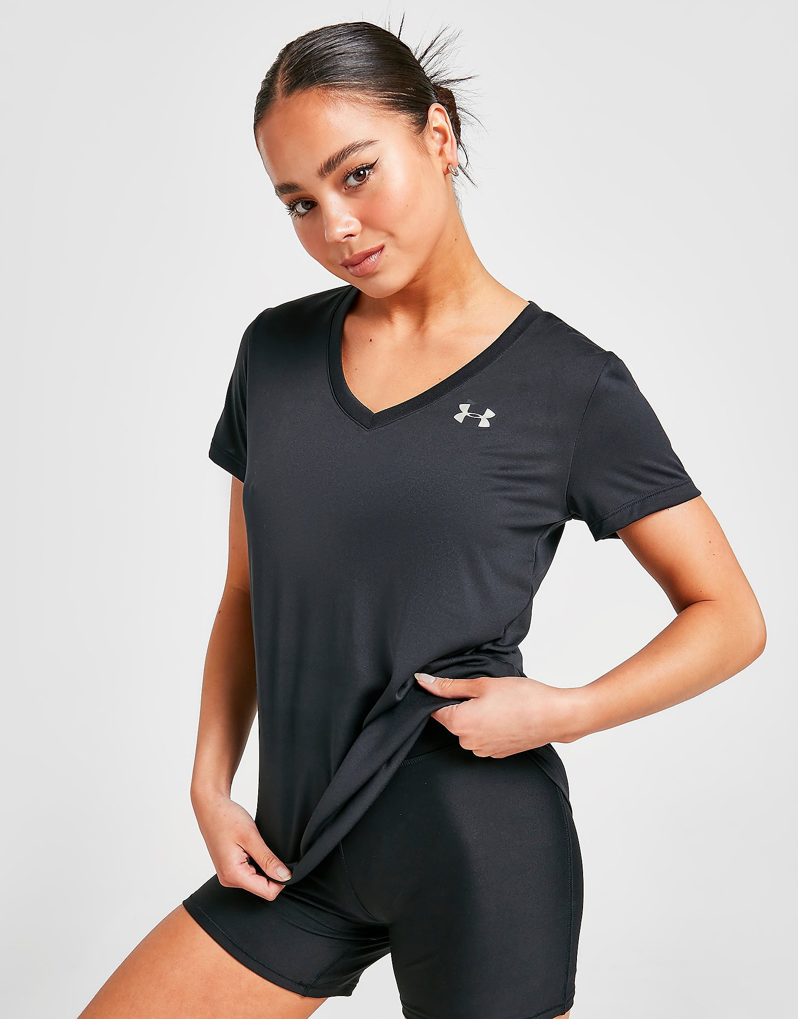 

Under Armour Tech T-Shirt - Black - Womens, Black