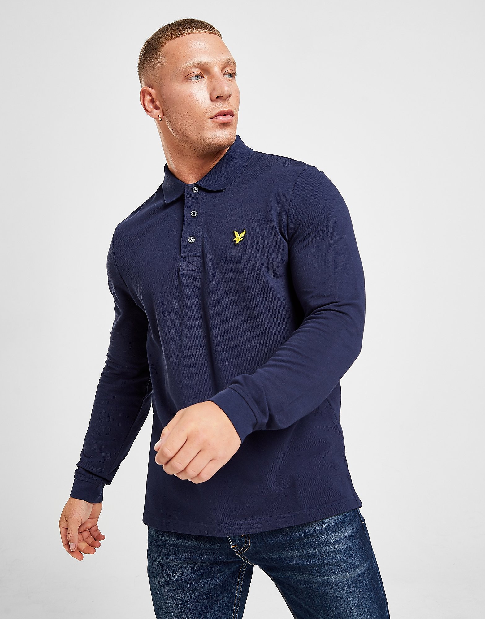 

Lyle & Scott Core Polo Shirt - Navy/Navy - Mens, Navy/Navy
