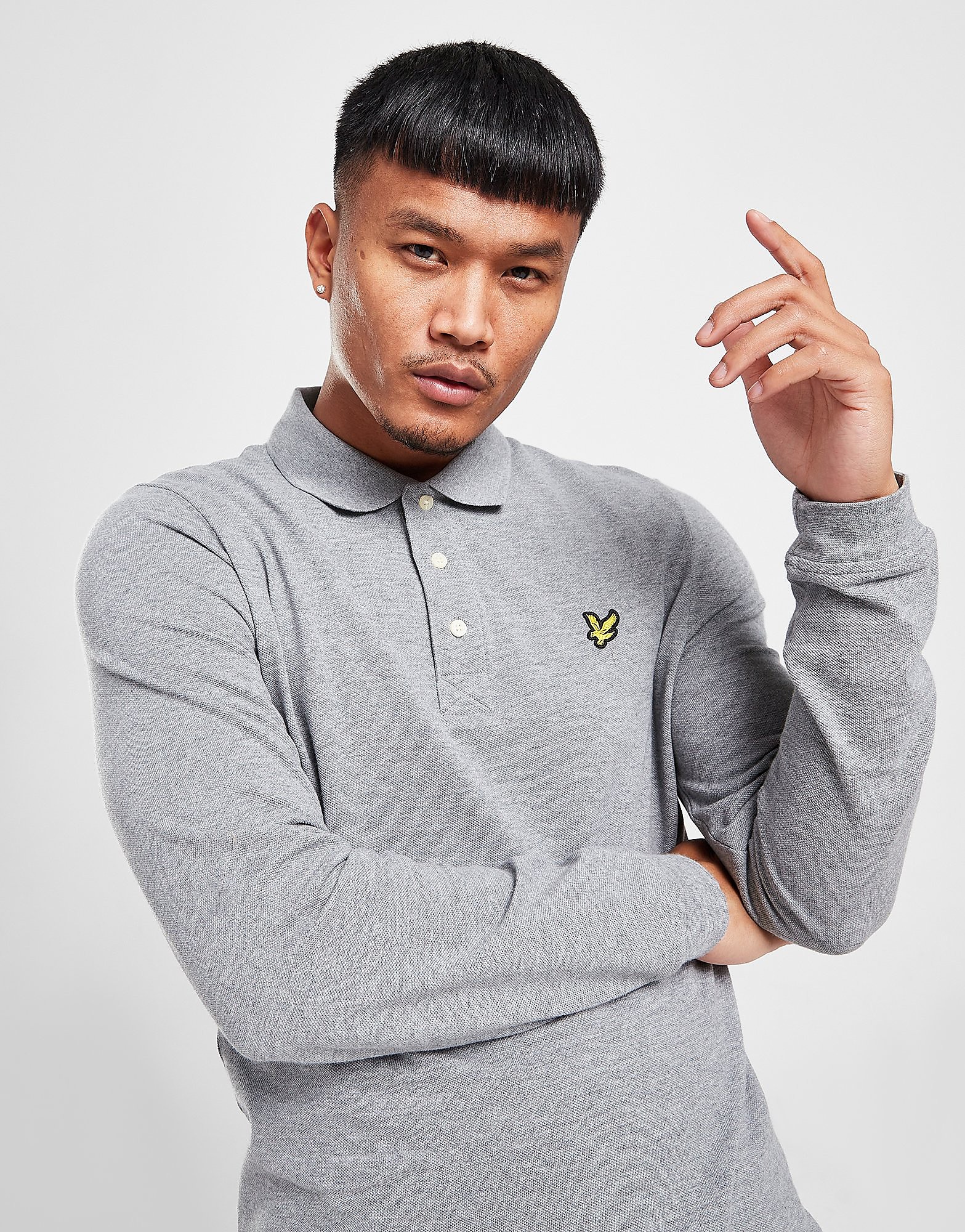 

Lyle & Scott Core Polo Shirt - Grey/Grey - Mens, Grey/Grey