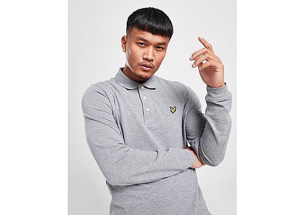 Lyle & Scott Polo Manches Longues Core Homme - Grey/Grey, Grey/Grey