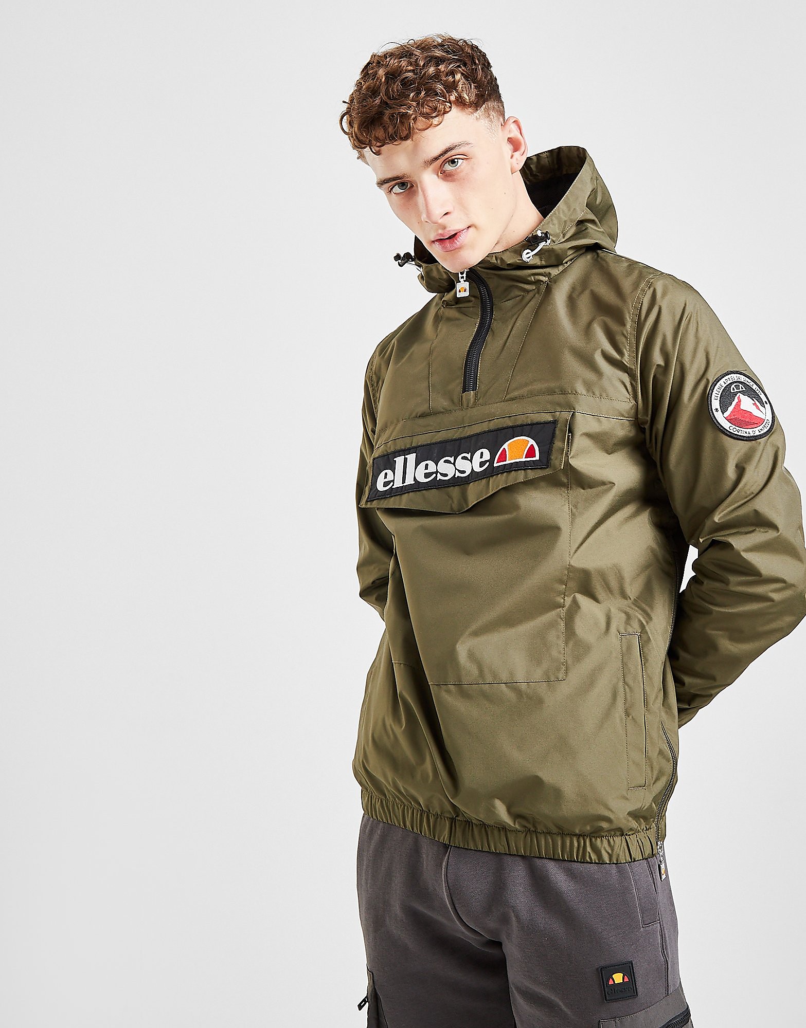 

Ellesse Mont 2 Overhead Jacket - Khaki/Khaki - Mens, Khaki/Khaki