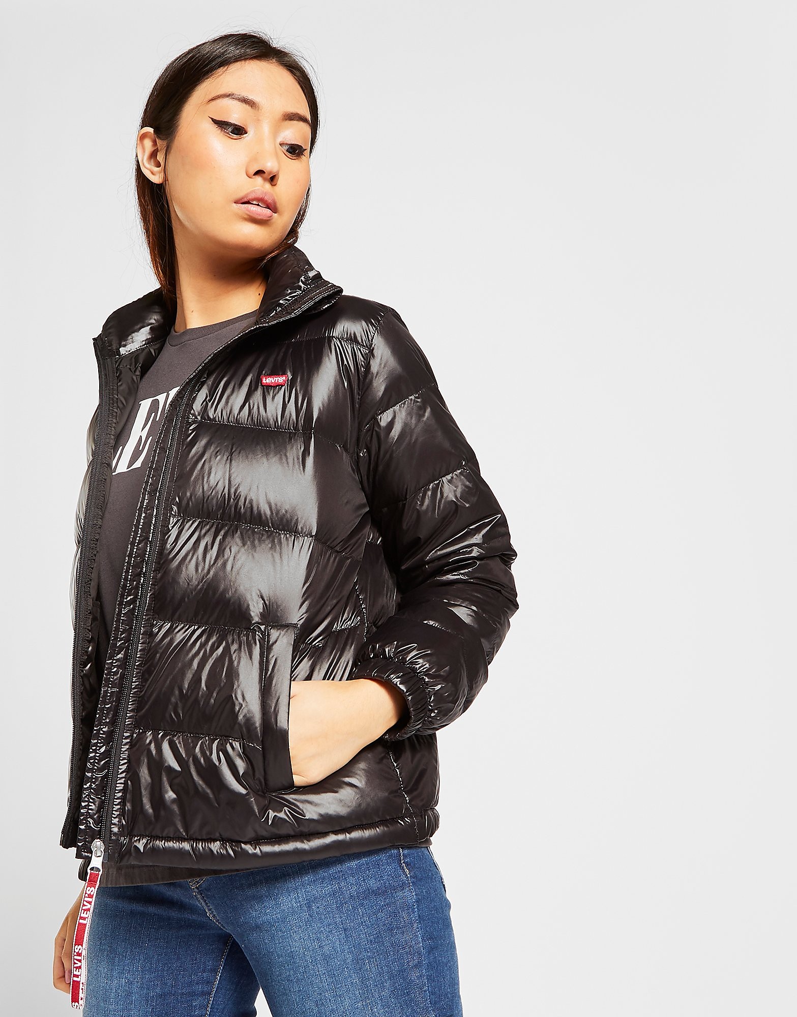 

Levis Padded Down Jacket - Black - Womens, Black