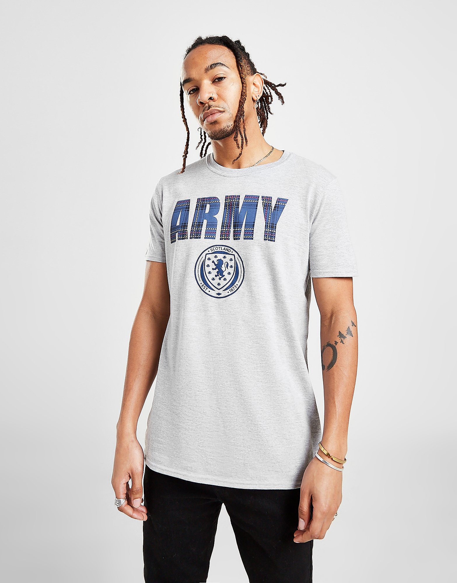 

Official Team Scotland Army T-shirt - Grey Marl - Mens, Grey Marl