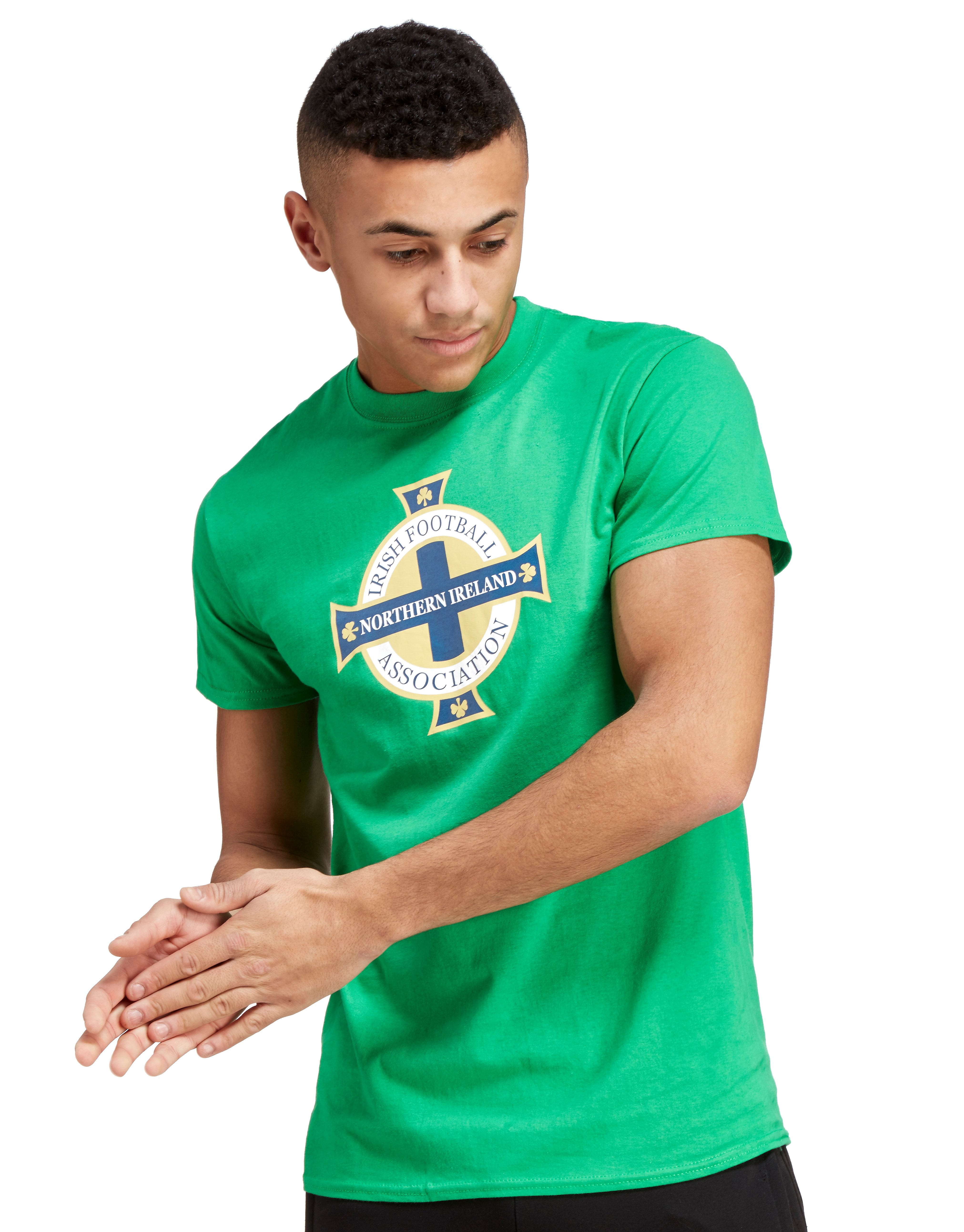 

Official Team Northern Ireland Crest T-Shirt - Green - Mens, Green