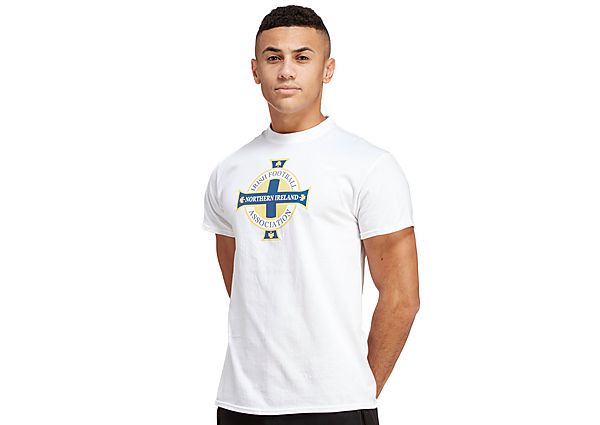 Official Team T-shirt avec l'écusson de l'Irlande du Nord