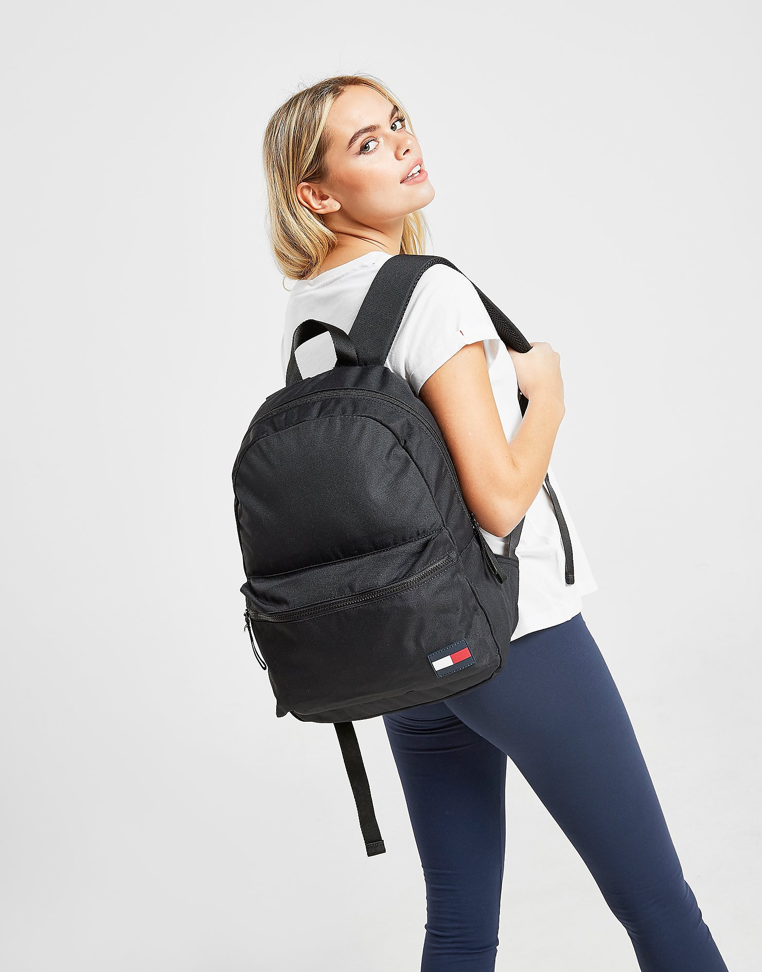 

Tommy Hilfiger Classic Backpack - Black/White/Red - Kids, Black/White/Red