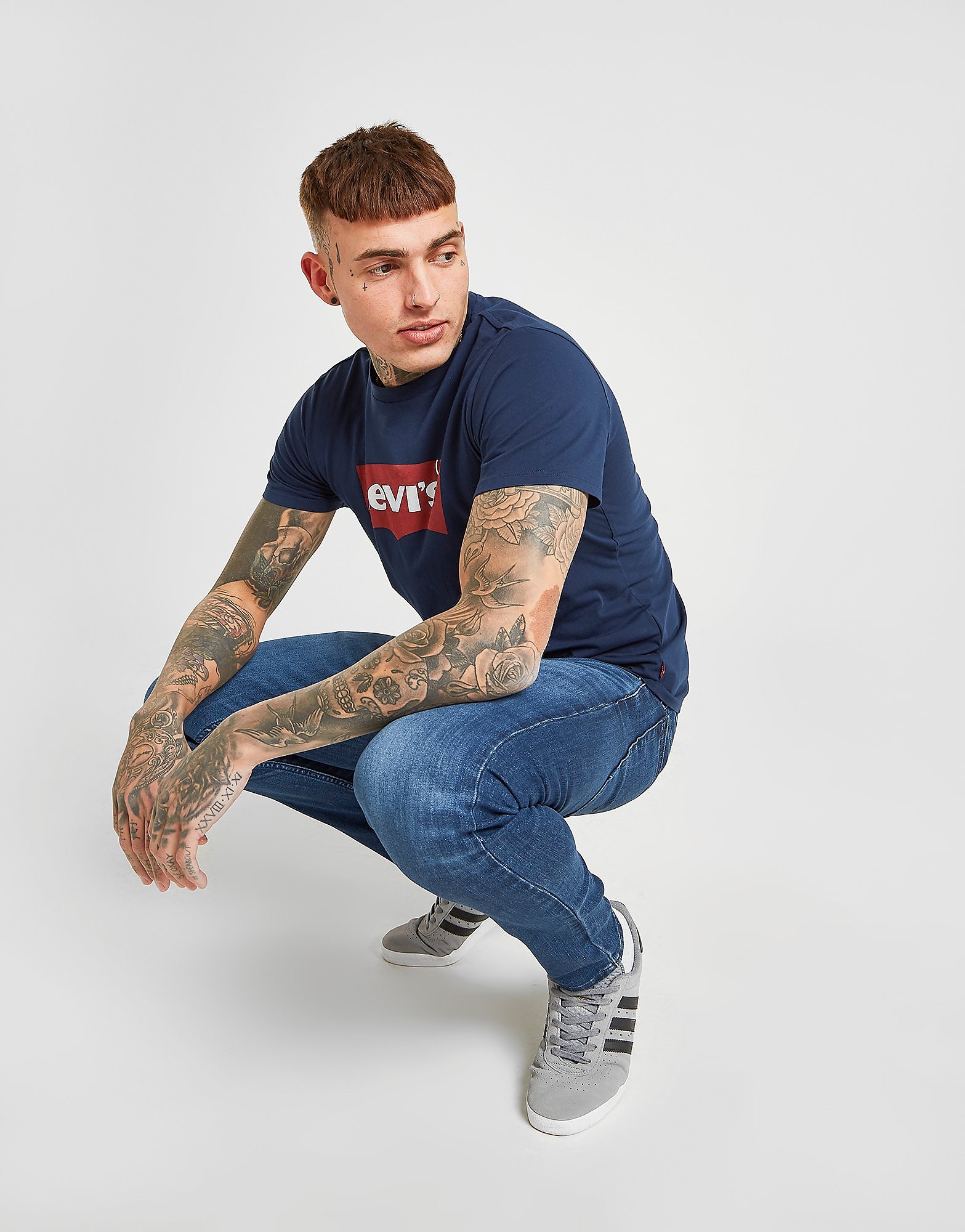

Levis 519 Skinny Hi-Ball Jeans - Blue - Mens, Blue