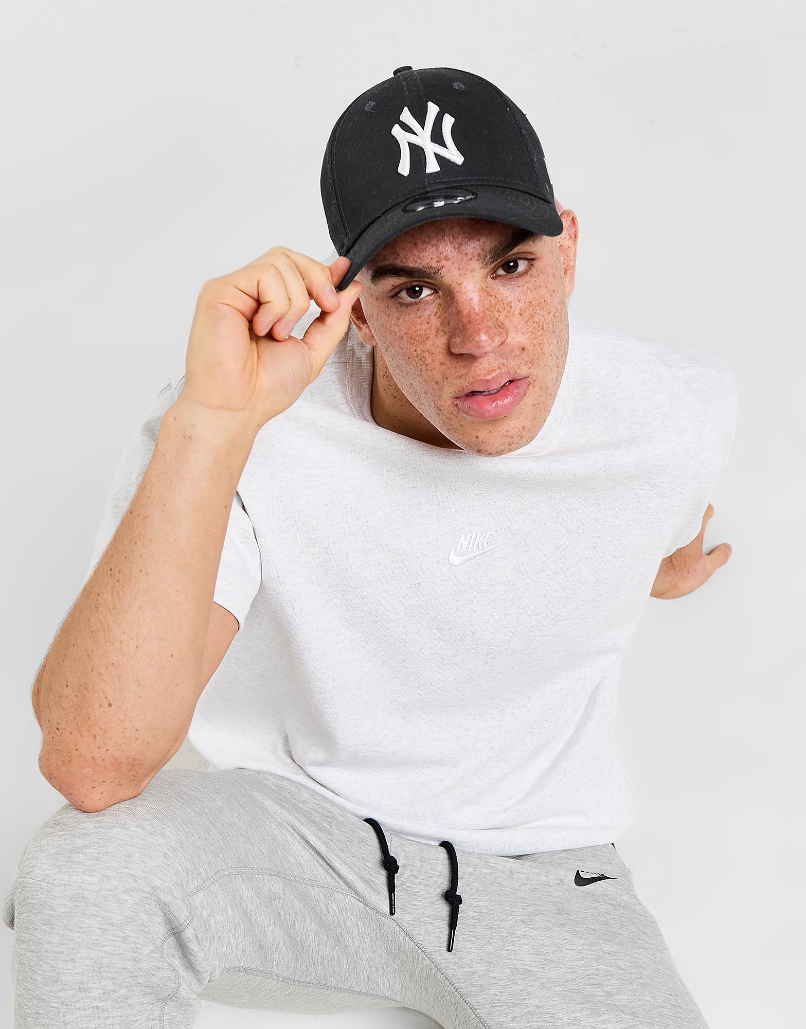 

New Era MLB New York Yankees 9FIFTY Snapback Cap - Black/White, Black/White