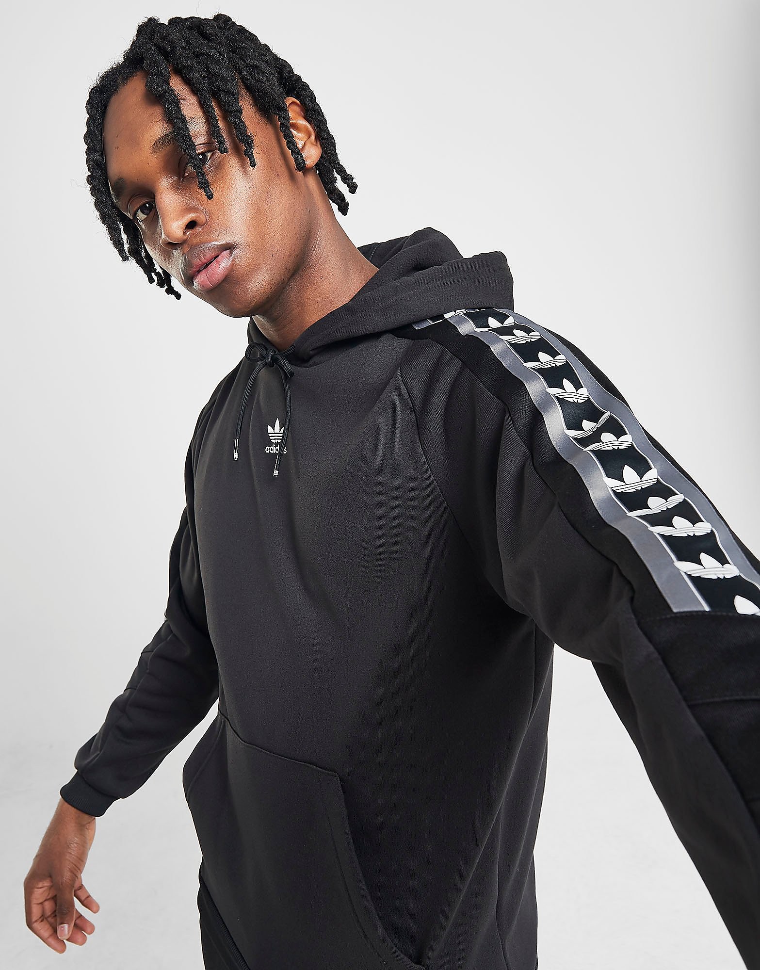 

adidas Originals On Edge Overhead Hoodie - Only at JD - Black - Mens, Black