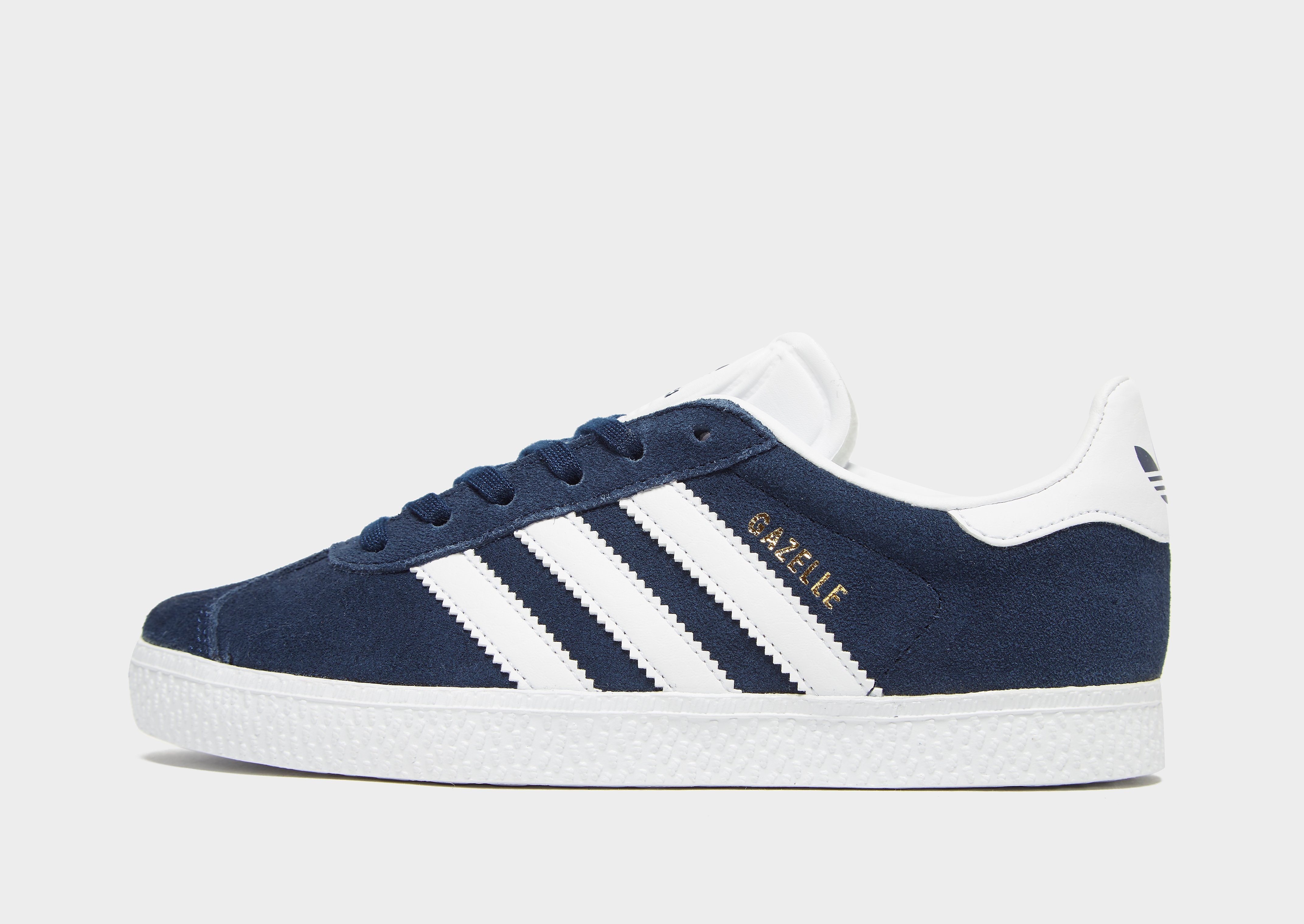 

adidas Originals Gazelle Junior - Navy/White - Kids, Navy/White