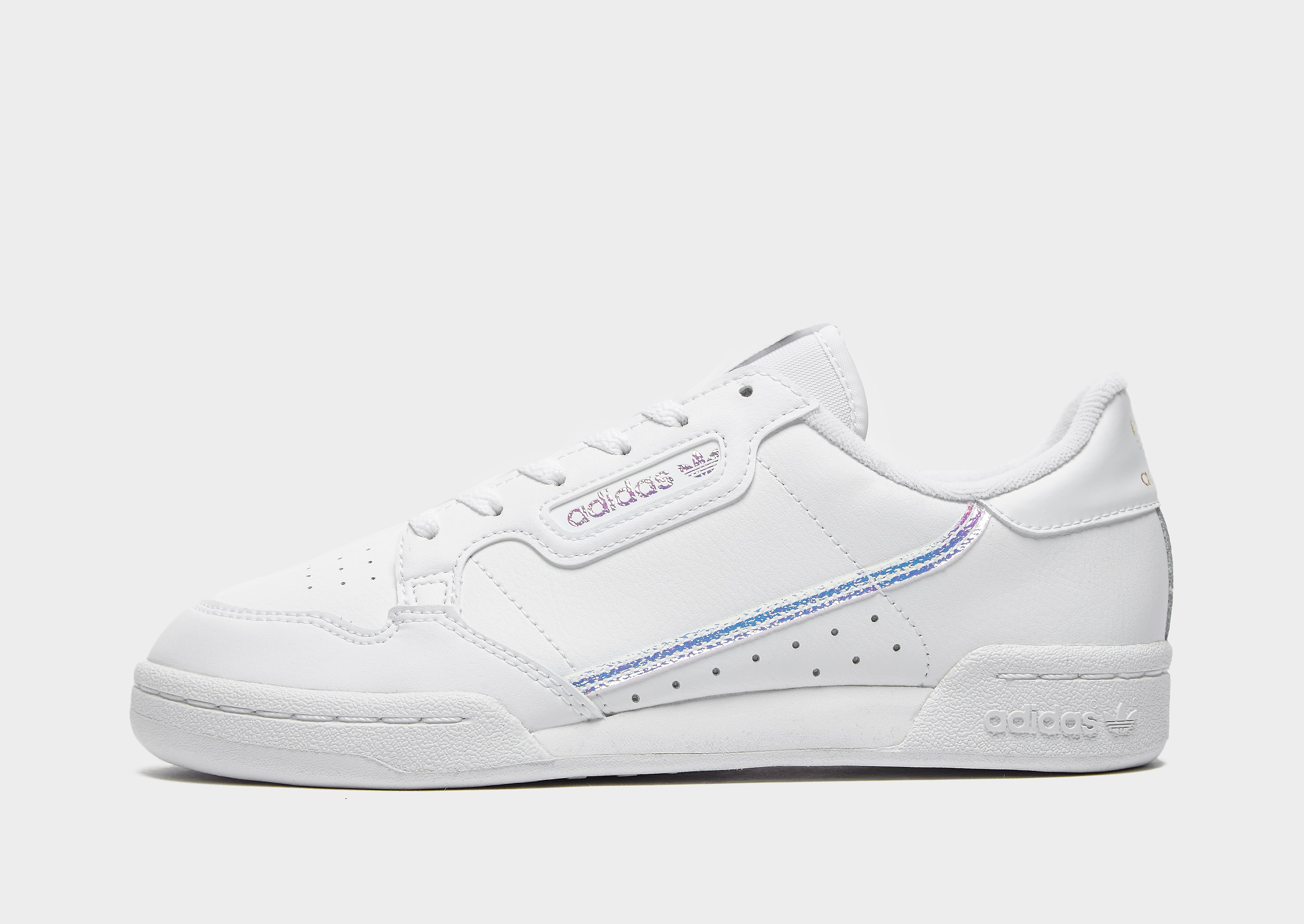 

adidas Originals Continental 80 Junior - Cloud White / Cloud White / Core Black - Kids, Cloud White / Cloud White / Core Black