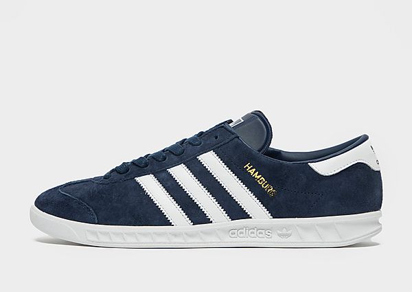 adidas Originals Chaussure Hamburg - Collegiate Navy / Cloud White / Gold Metallic, Collegiate Navy