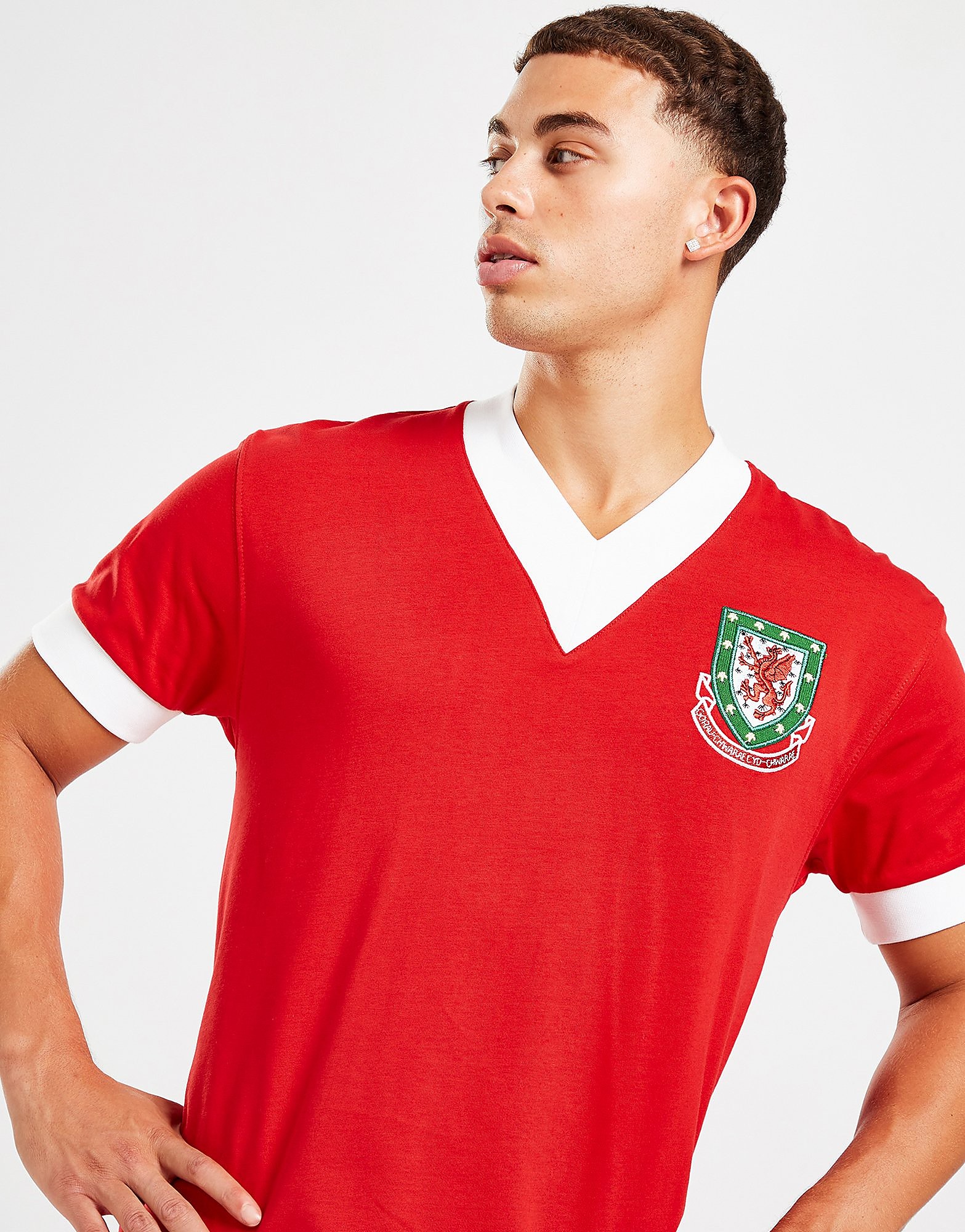 

Official Team Wales Home 1957 Shirt - Red - Mens, Red