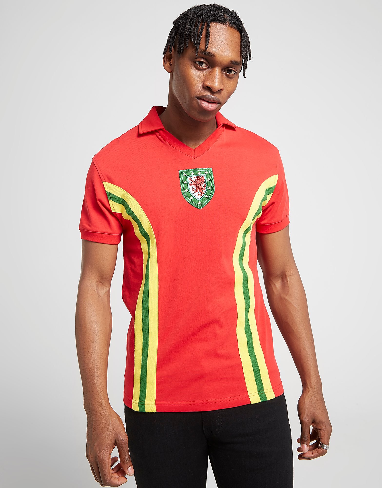 

Official Team Wales Home 1976 Shirt Men's - Red, Red