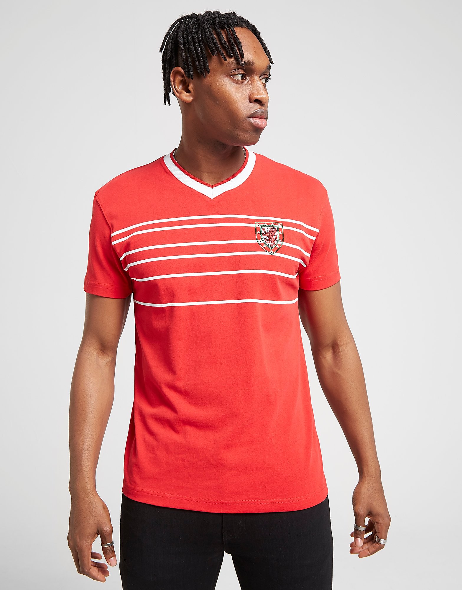 

Official Team Wales Home 1984 Shirt - Red - Mens, Red