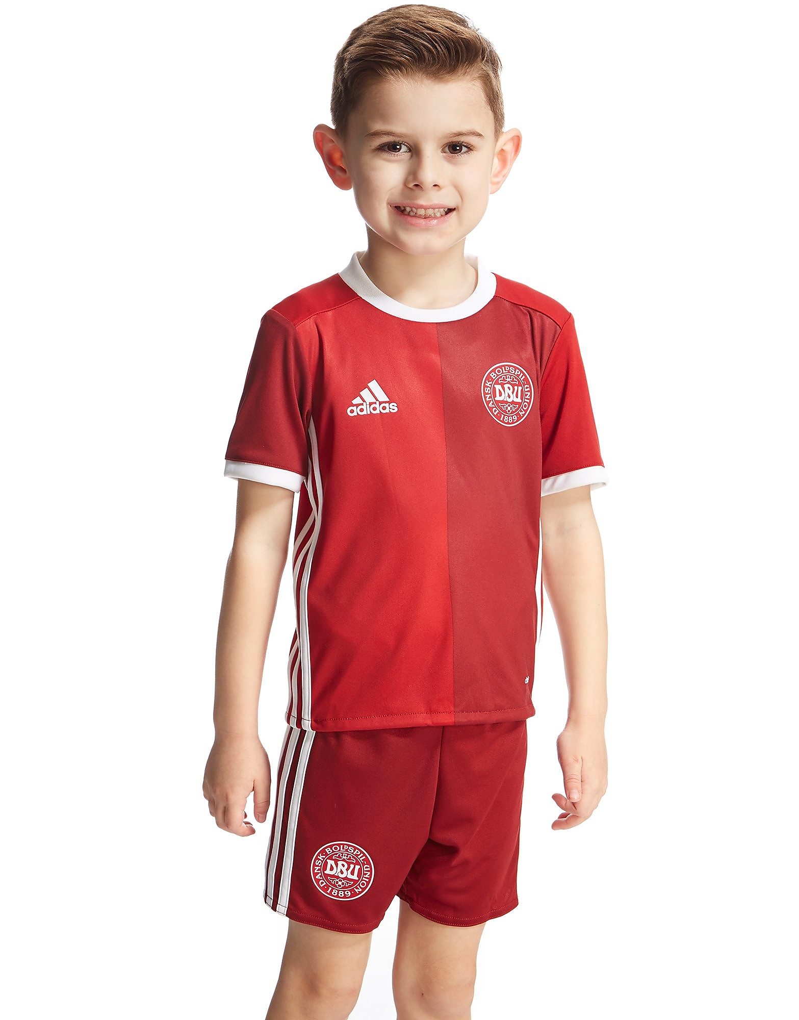 adidas Denmark Home 2016 Kit Children - Red - Kids ...