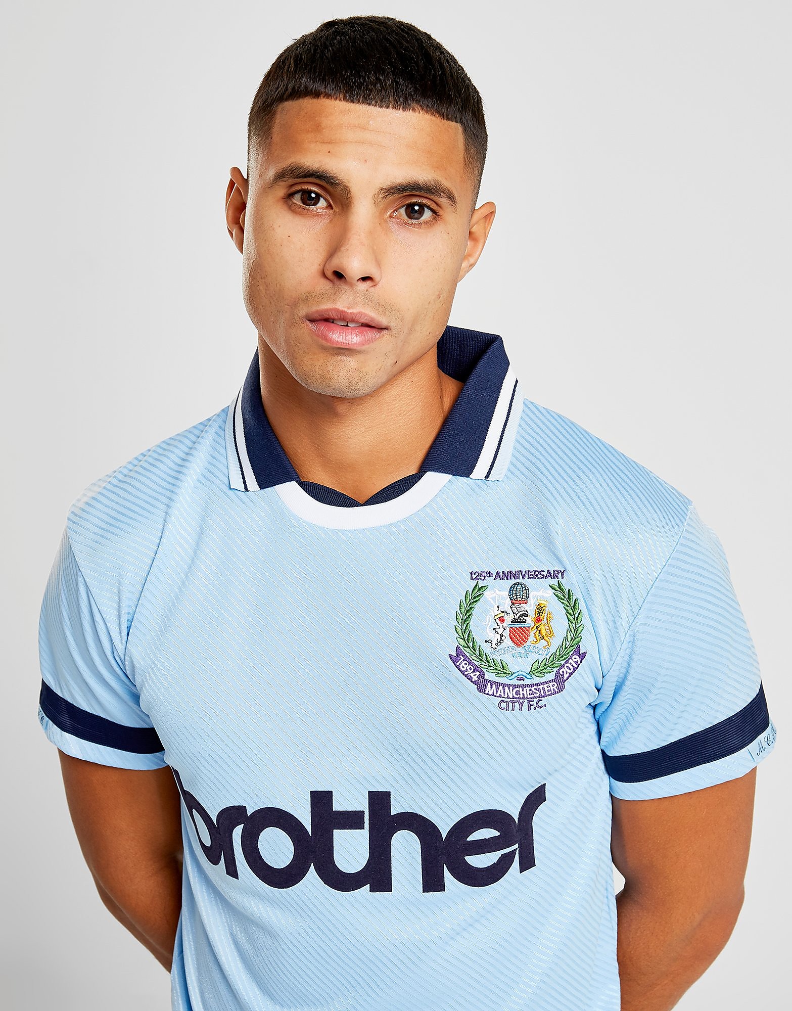 

Score Draw Manchester City FC Home 94 Centenary Shirt - Blue - Mens, Blue