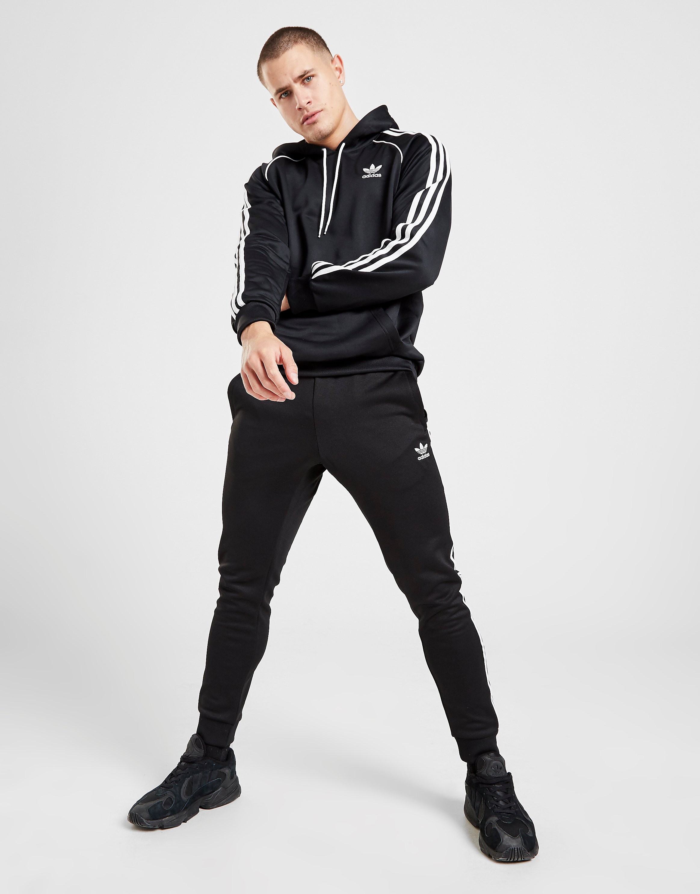 

adidas Originals SS Cuffed Track Pants - Black - Mens, Black