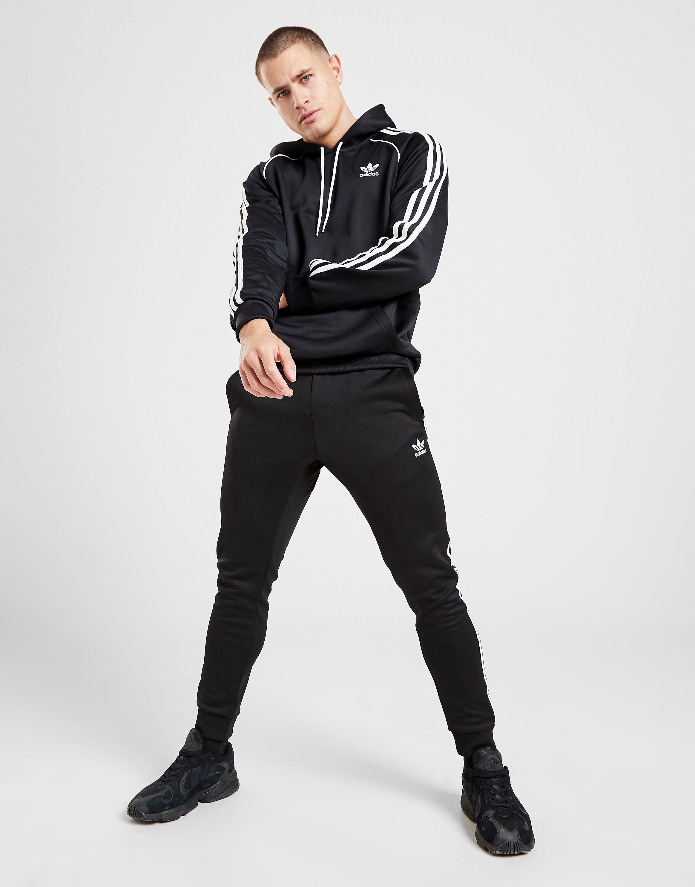 Adidas originals ss-verryttelyhousut miehet - mens, musta, adidas originals