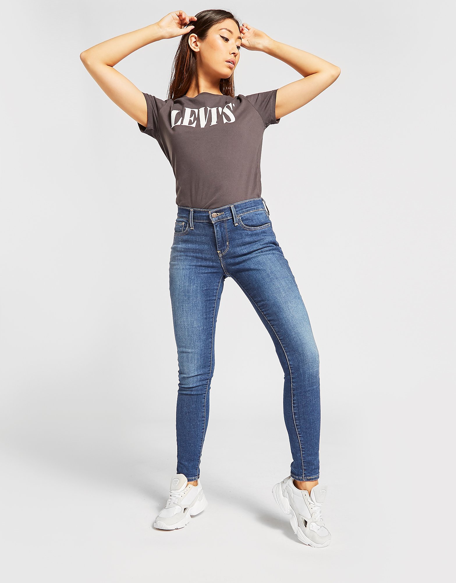 

Levis 710 Super Skinny Jeans - Only at JD - Blue - Womens, Blue
