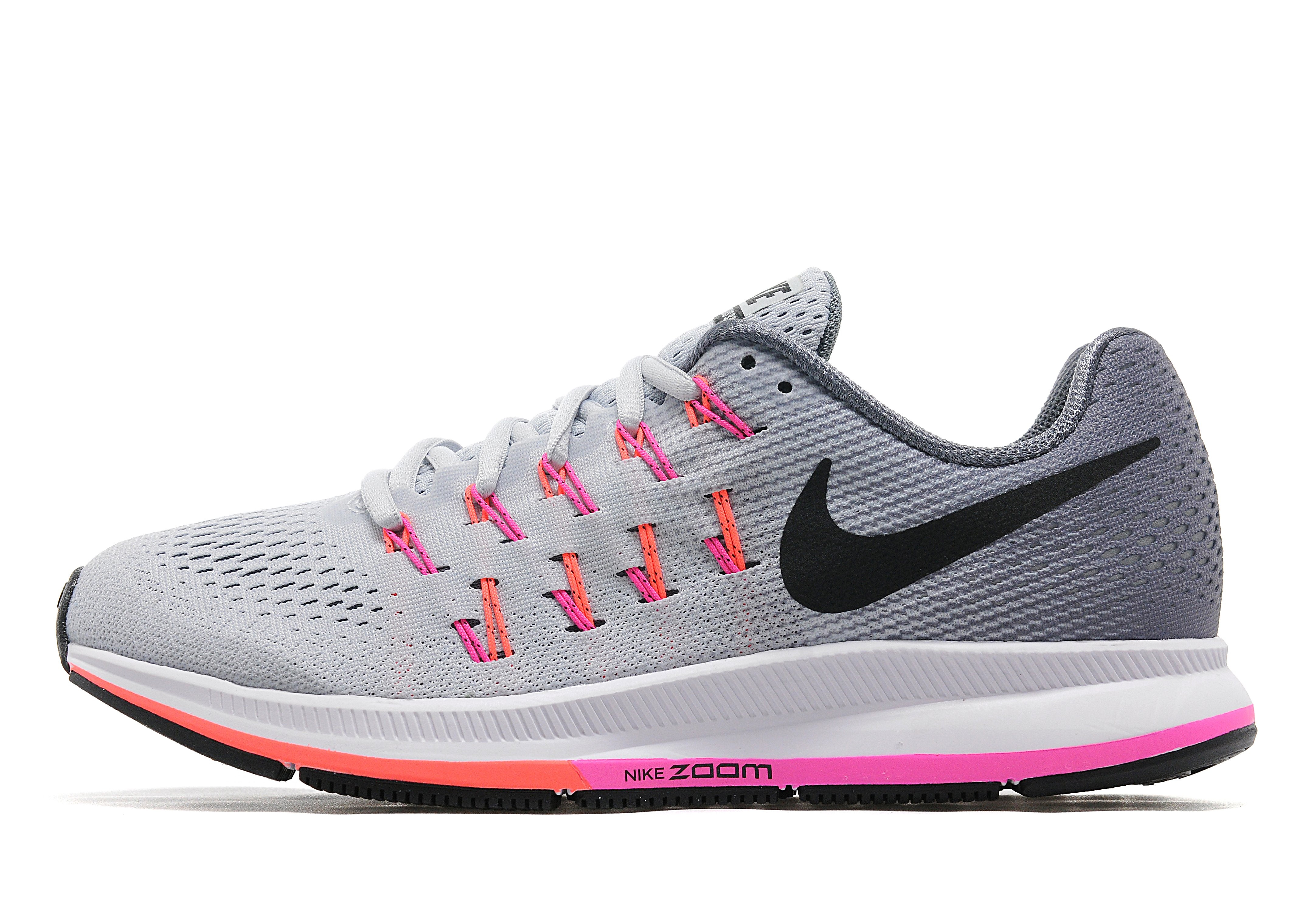 Nike Zoom Pegasus 33 Women's - Pure Platinum/Grey - Womens - Sports ...