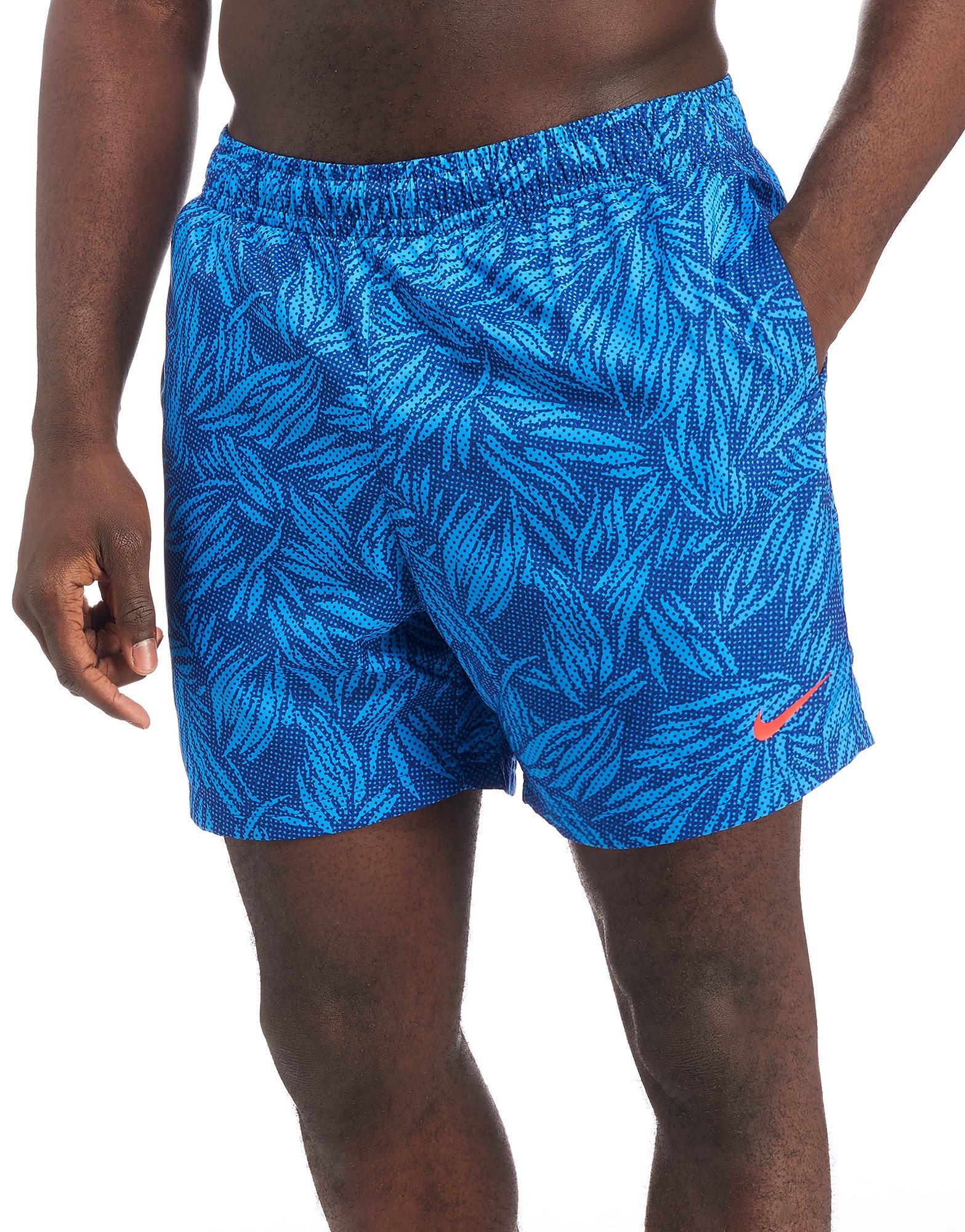 Nike Floral 2 Swim Shorts - Deep Royal/Blue - Mens - Sports King Store