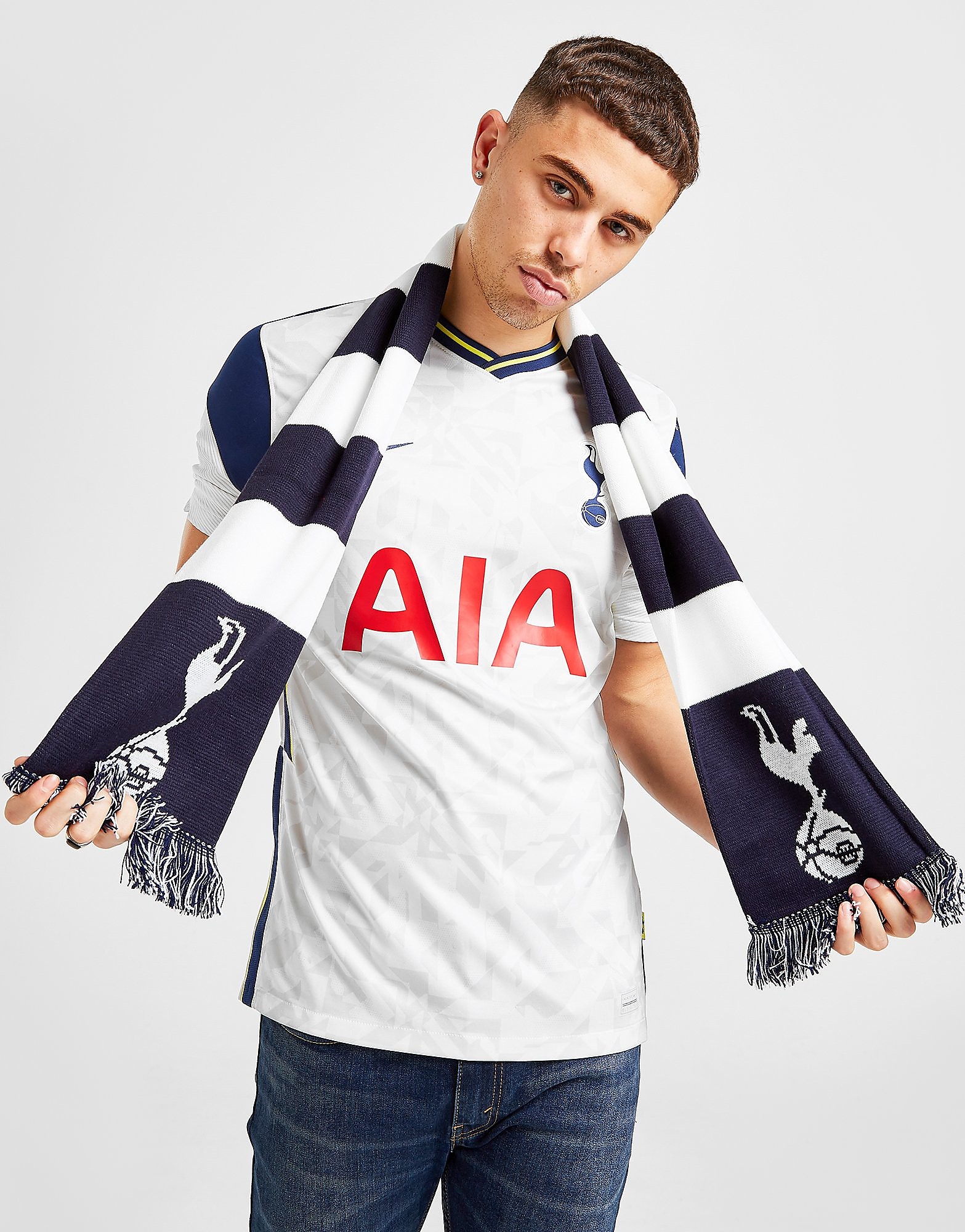 

Official Team Tottenham Hotspur FC Bar Scarf - Navy/White - Kids, Navy/White