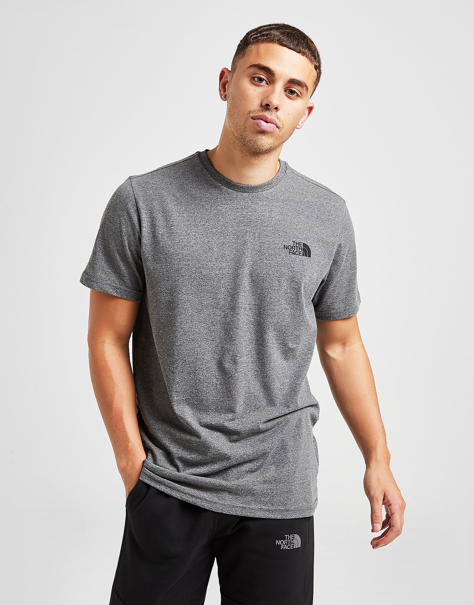 

The North Face Simple Dome T-Shirt - Grey - Mens, Grey