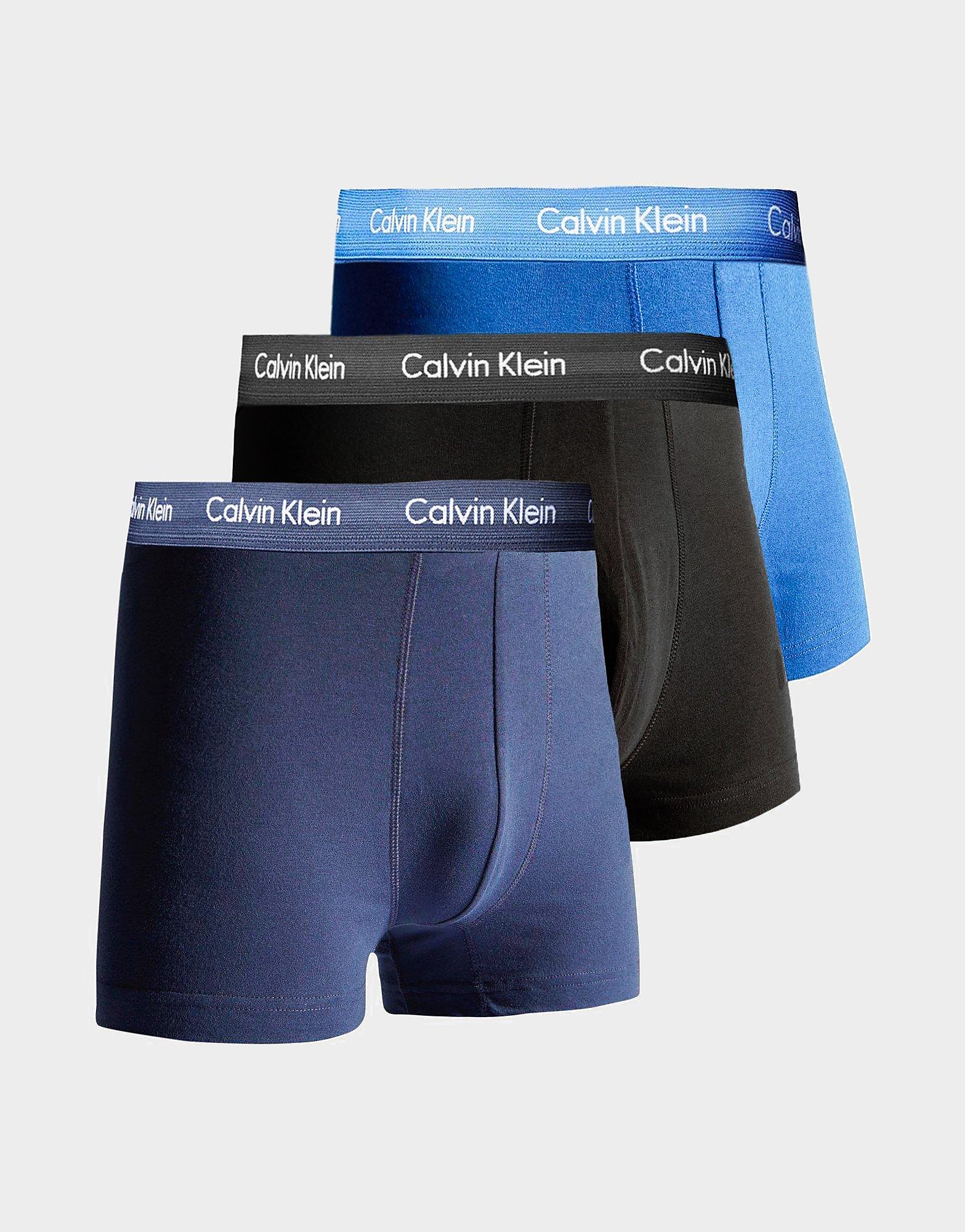 

Calvin Klein Underwear 3 Pack Trunks - Black/Navy/Blue/Black - Mens, Black/Navy/Blue/Black