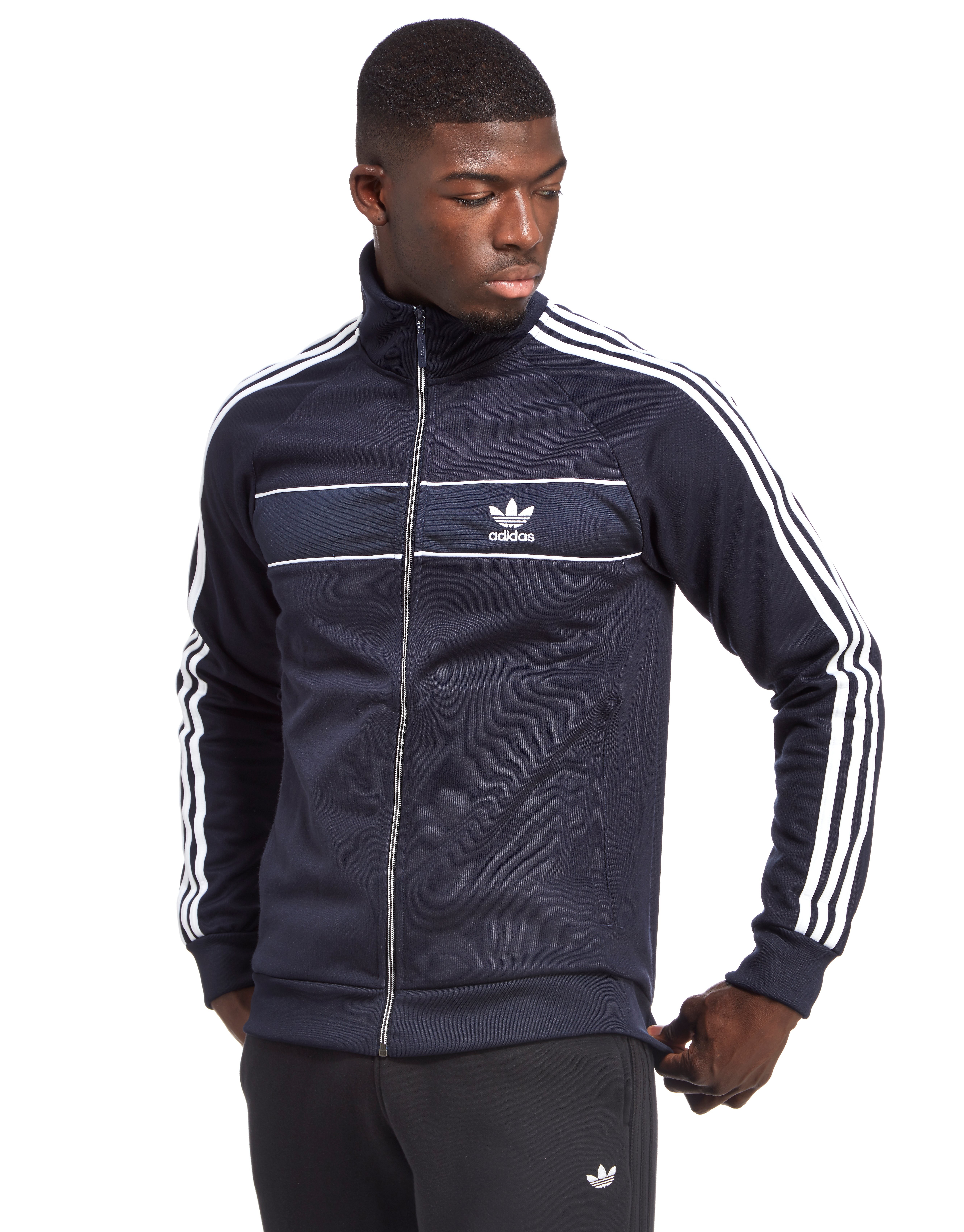 

adidas Originals Country Track Top - Only at JD - Ink/White - Mens, Ink/White
