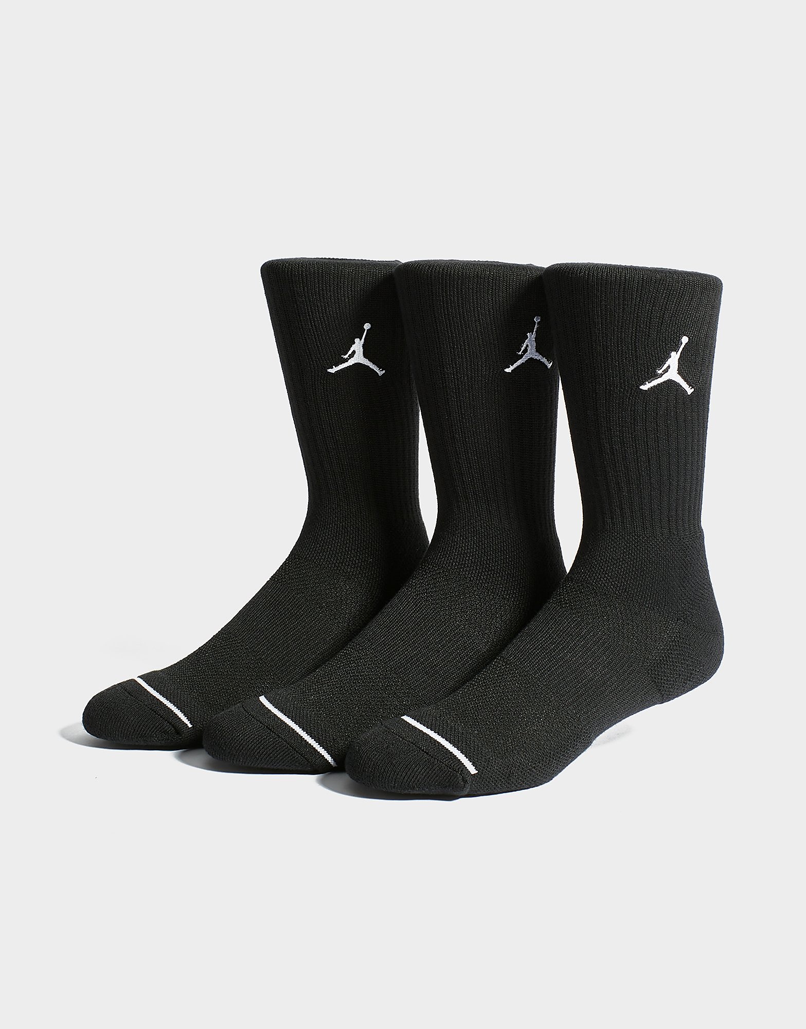 

Jordan 3-Pack Crew Socks - Black - Womens, Black