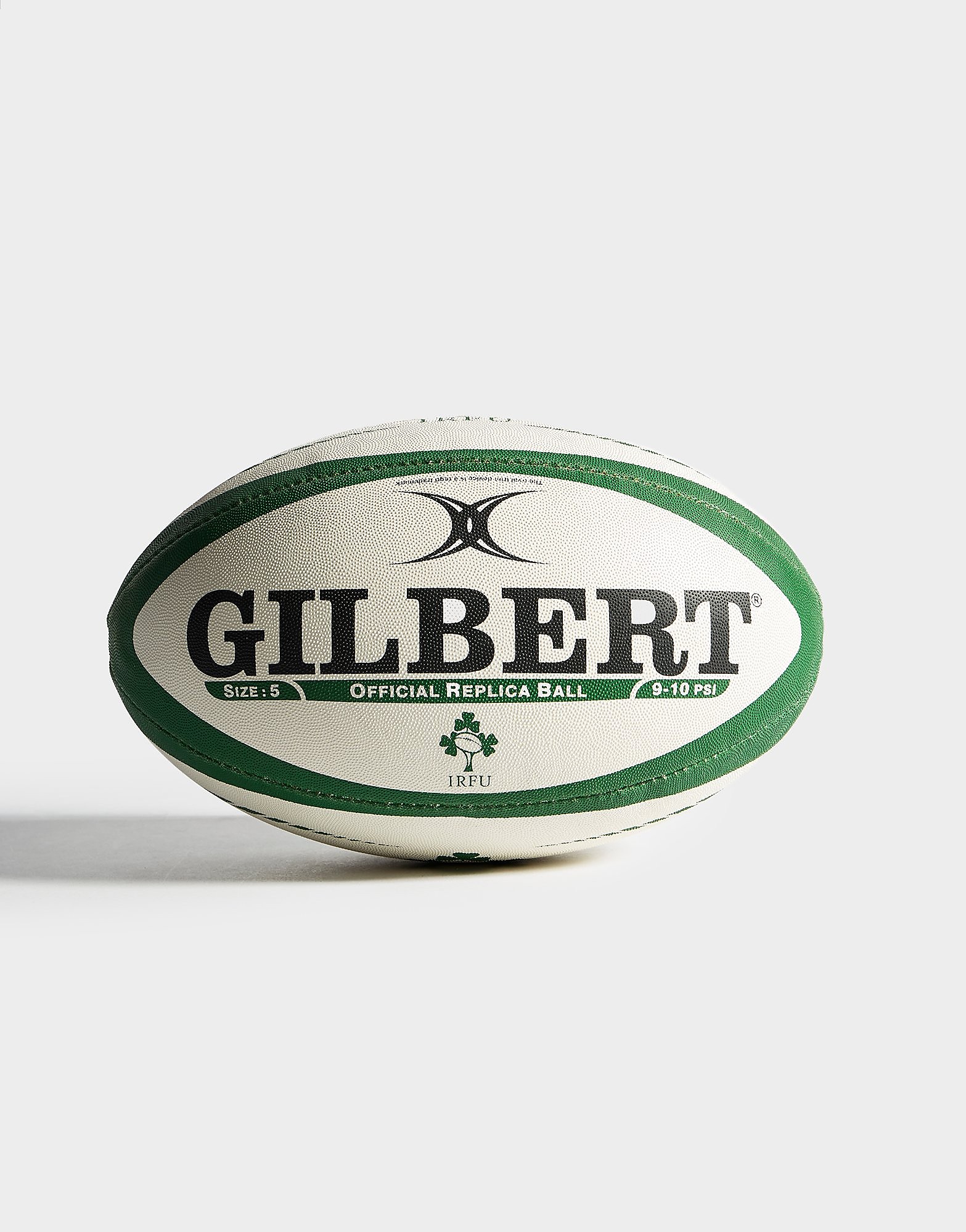 

Gilbert Ireland International Replica Rugby Ball - White/Green - Womens, White/Green