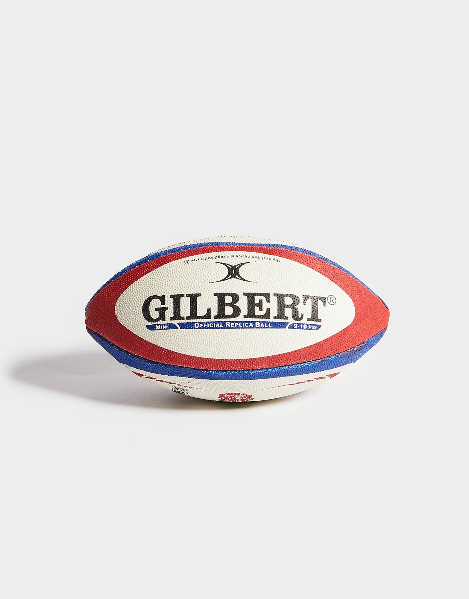 

Gilbert England International Mini Replica Rugby Ball - White/Blue/Red - Kids, White/Blue/Red