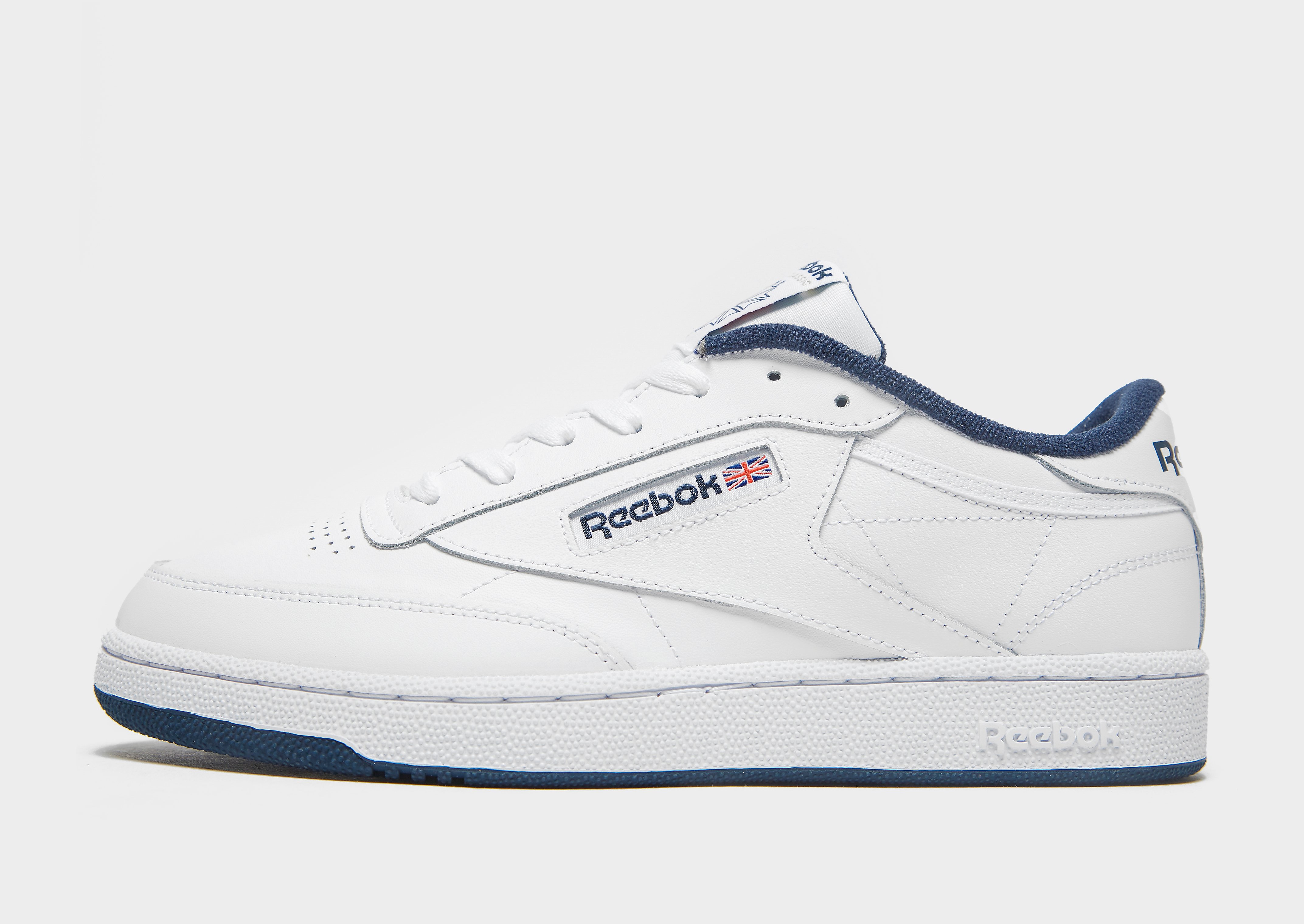 

Reebok Club C 85 - Intense White / Navy - Womens, Intense White / Navy