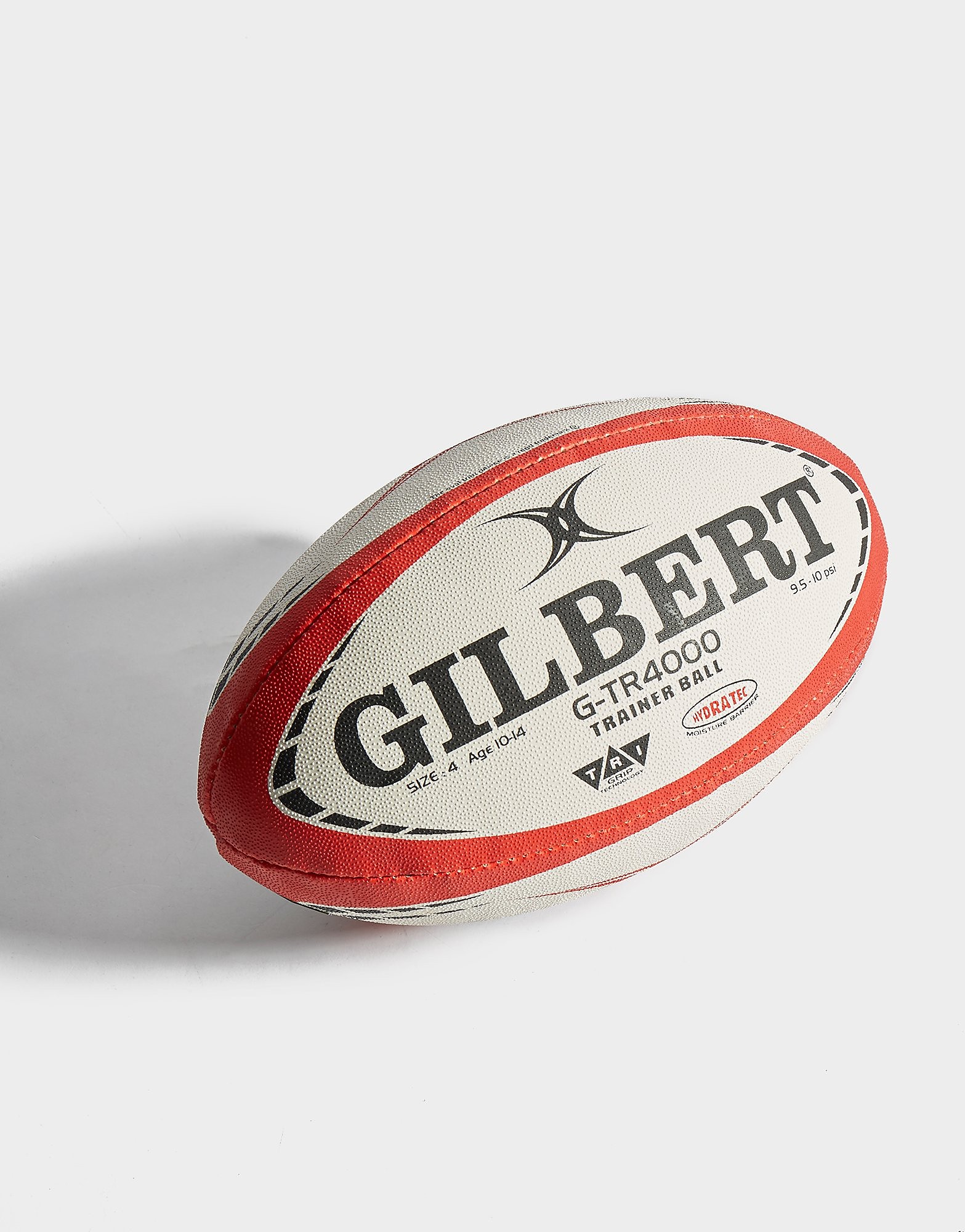 

Gilbert G-TR 4000 Rugby Ball - White/Red - Kids, White/Red