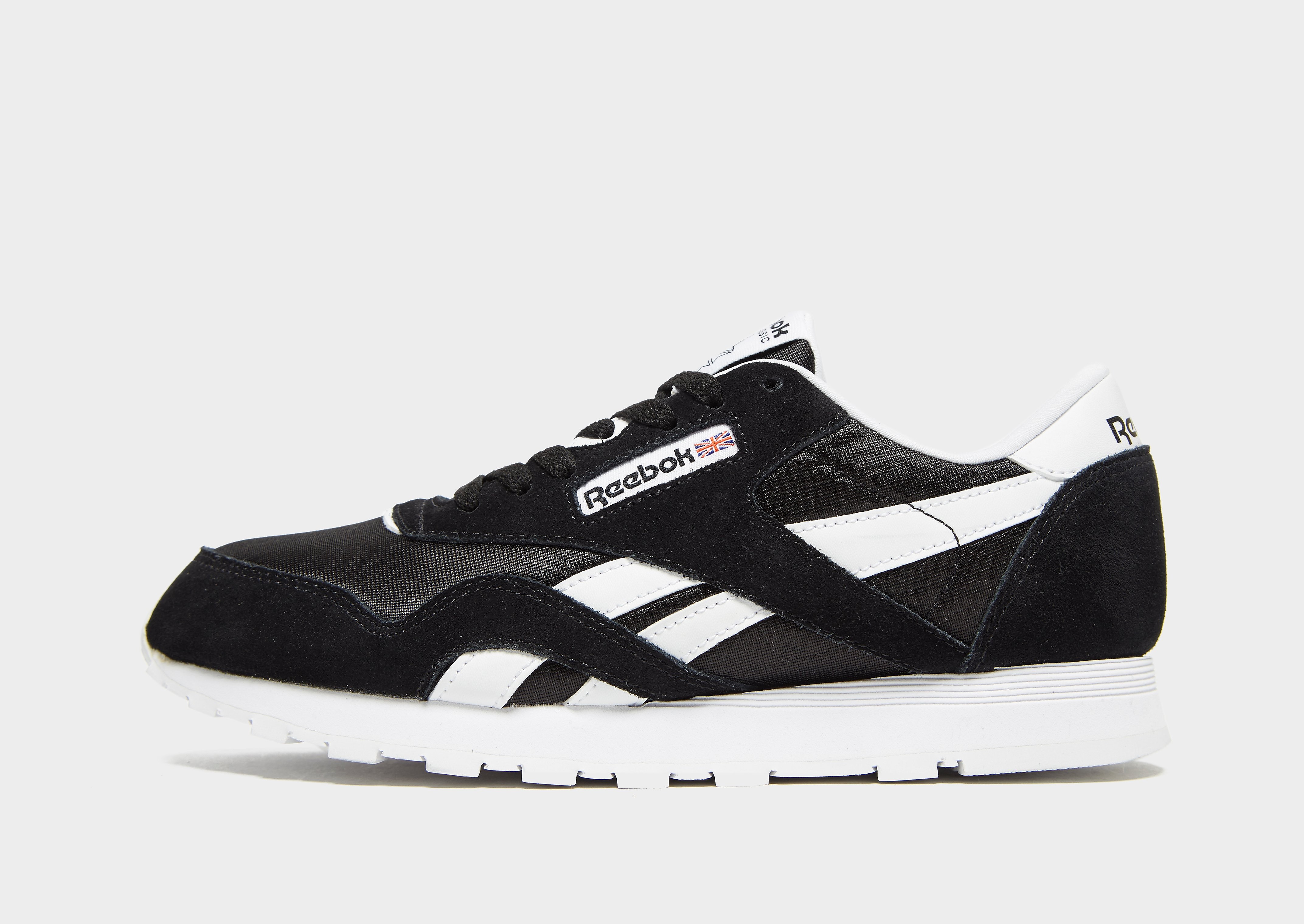 Reebok Classic Nylon Junior - Black/White - Kids, Black/White